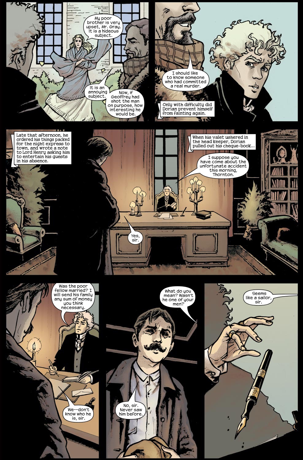 Read online Marvel Illustrated: The Picture of Dorian Gray comic -  Issue #6 - 9