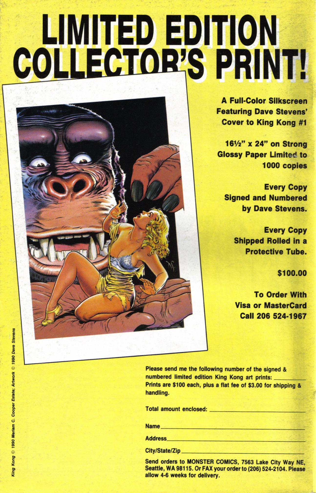 Read online King Kong (1991) comic -  Issue #3 - 23