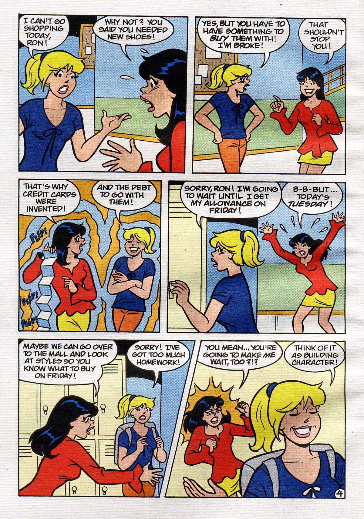 Read online Betty and Veronica Digest Magazine comic -  Issue #151 - 6
