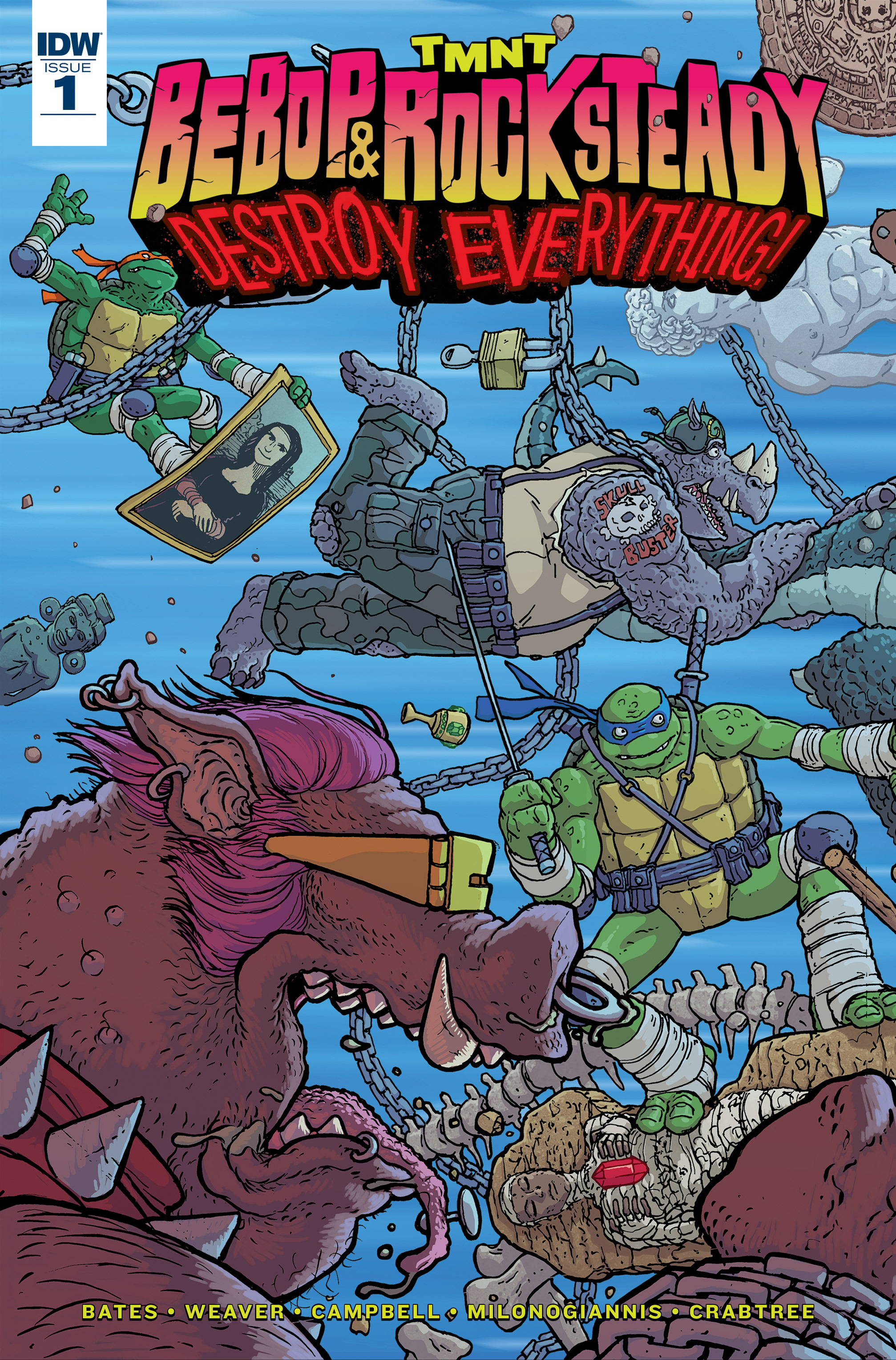 Read online Teenage Mutant Ninja Turtles Bebop & Rocksteady Destroy Everything comic -  Issue #1 - 1
