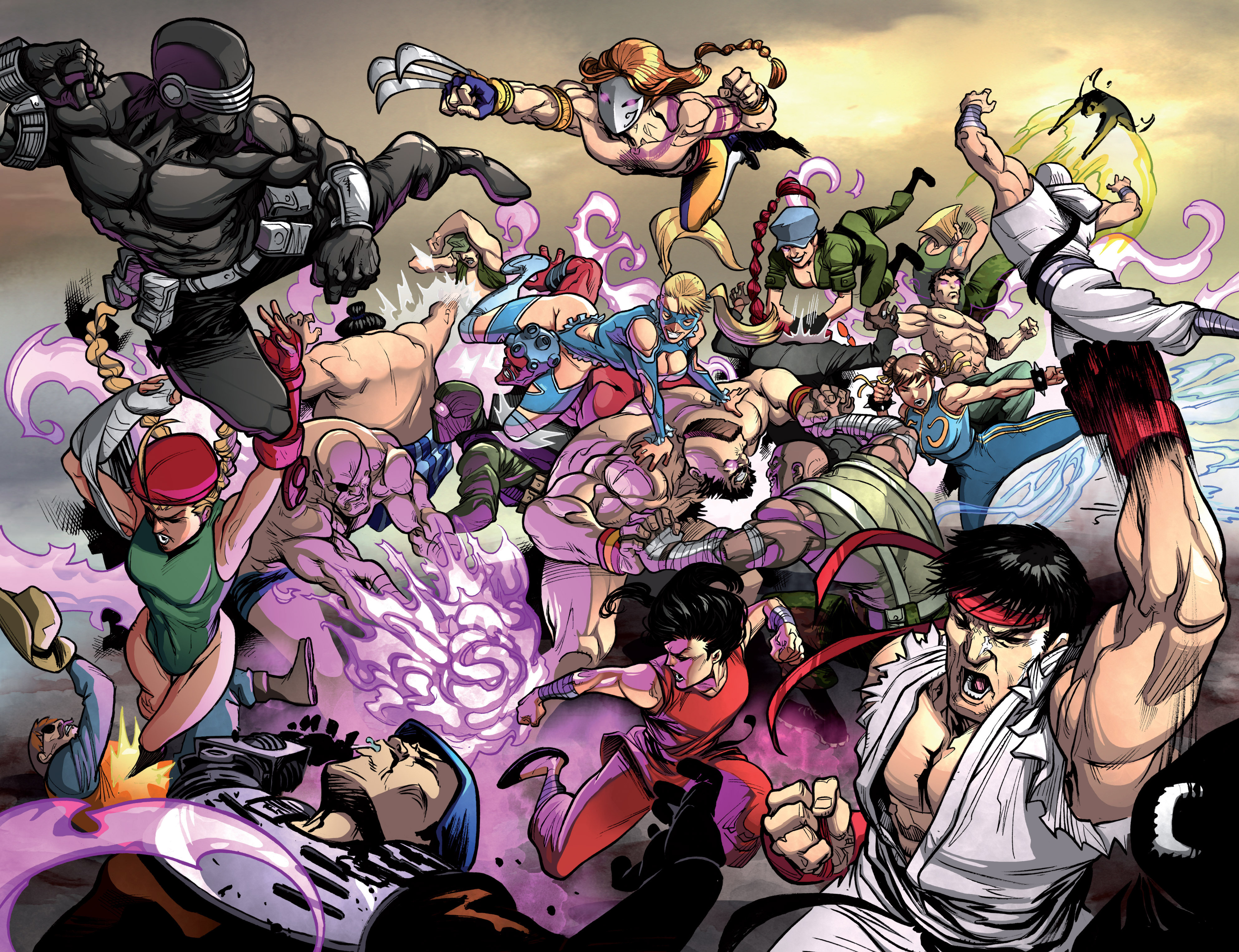 Read online Street Fighter X G.I. Joe comic -  Issue #6 - 10
