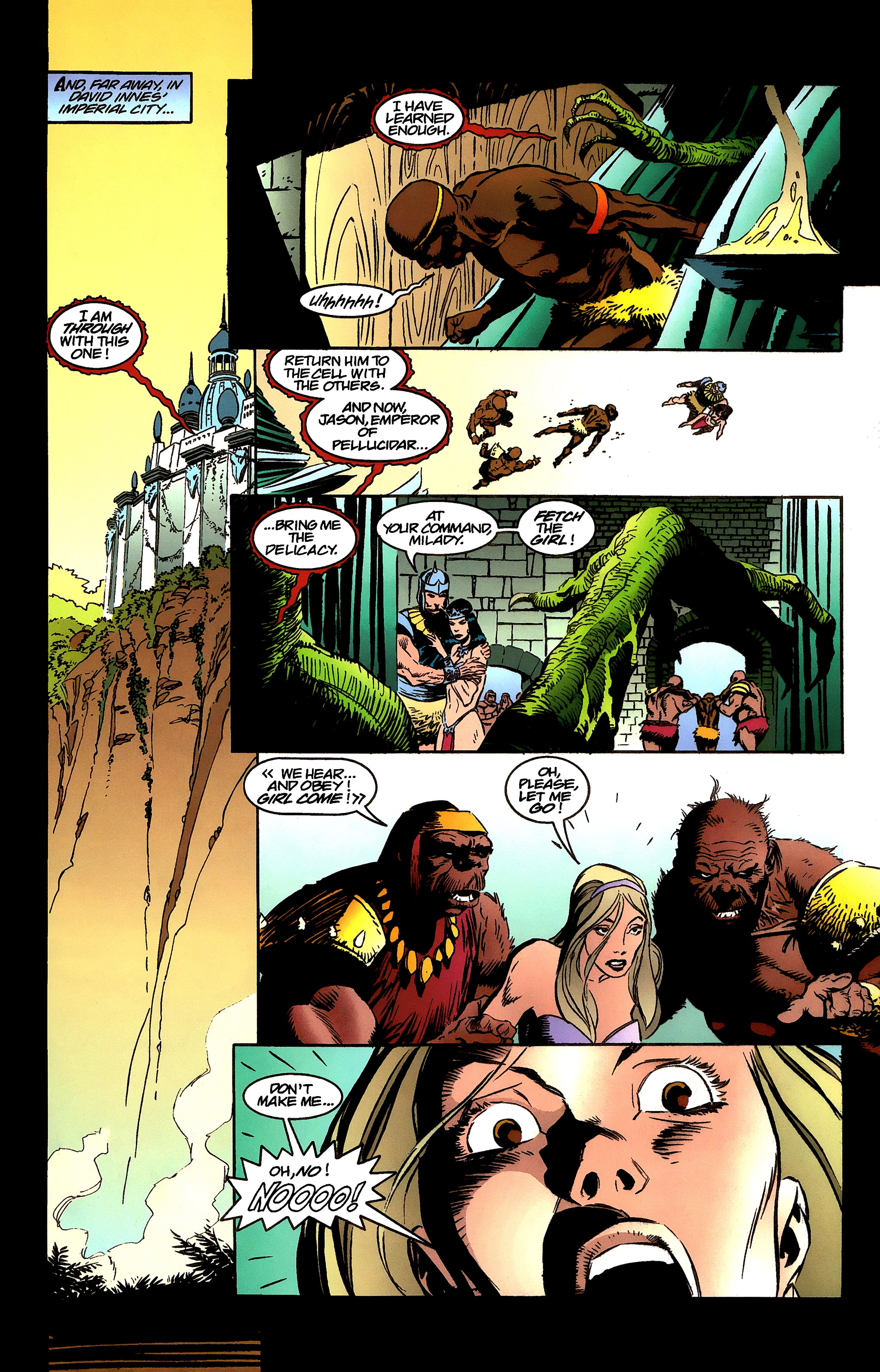 Read online Tarzan vs. Predator at the Earth's Core comic -  Issue #3 - 5