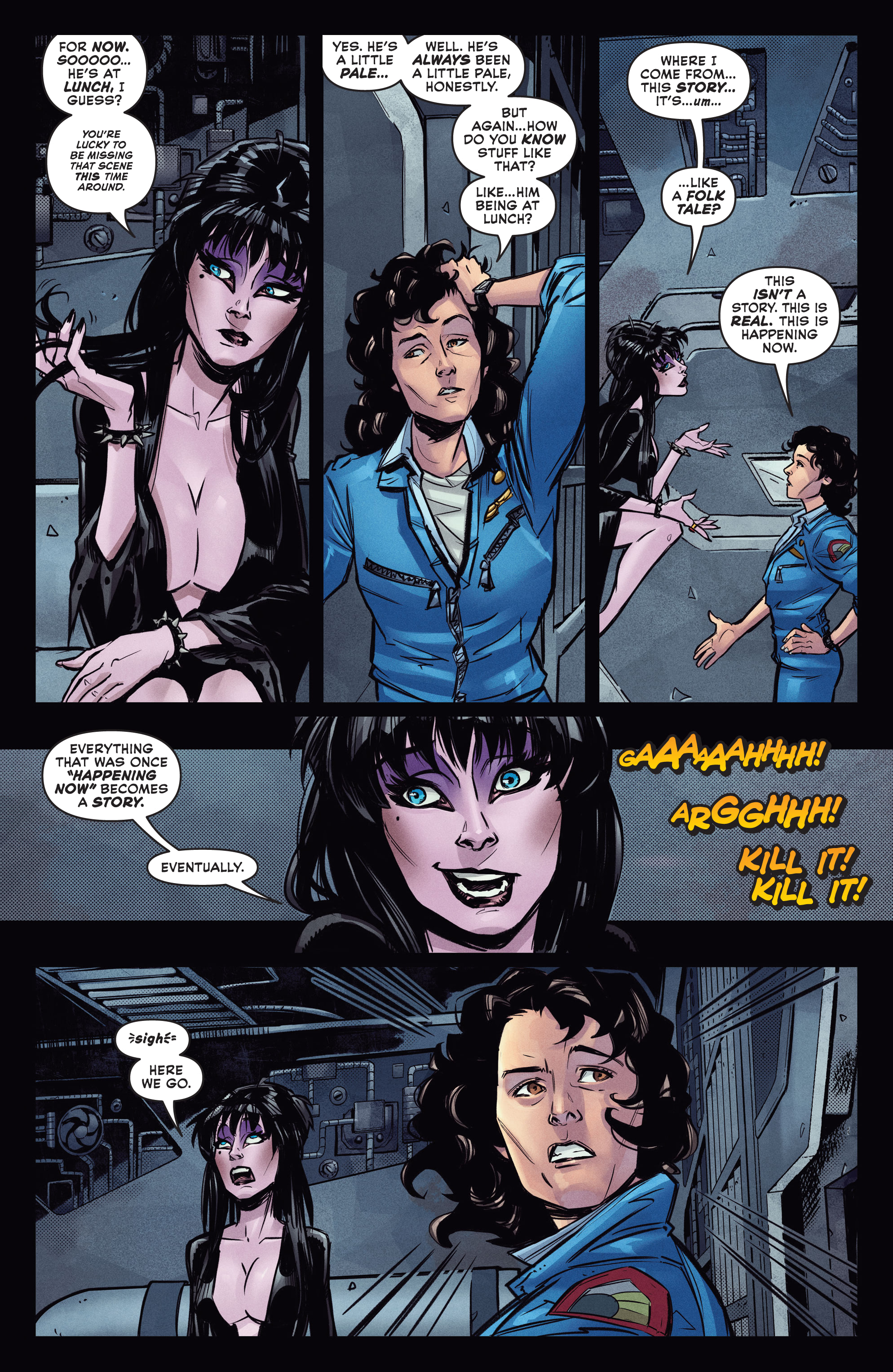 Read online Elvira in Horrorland comic -  Issue #3 - 10