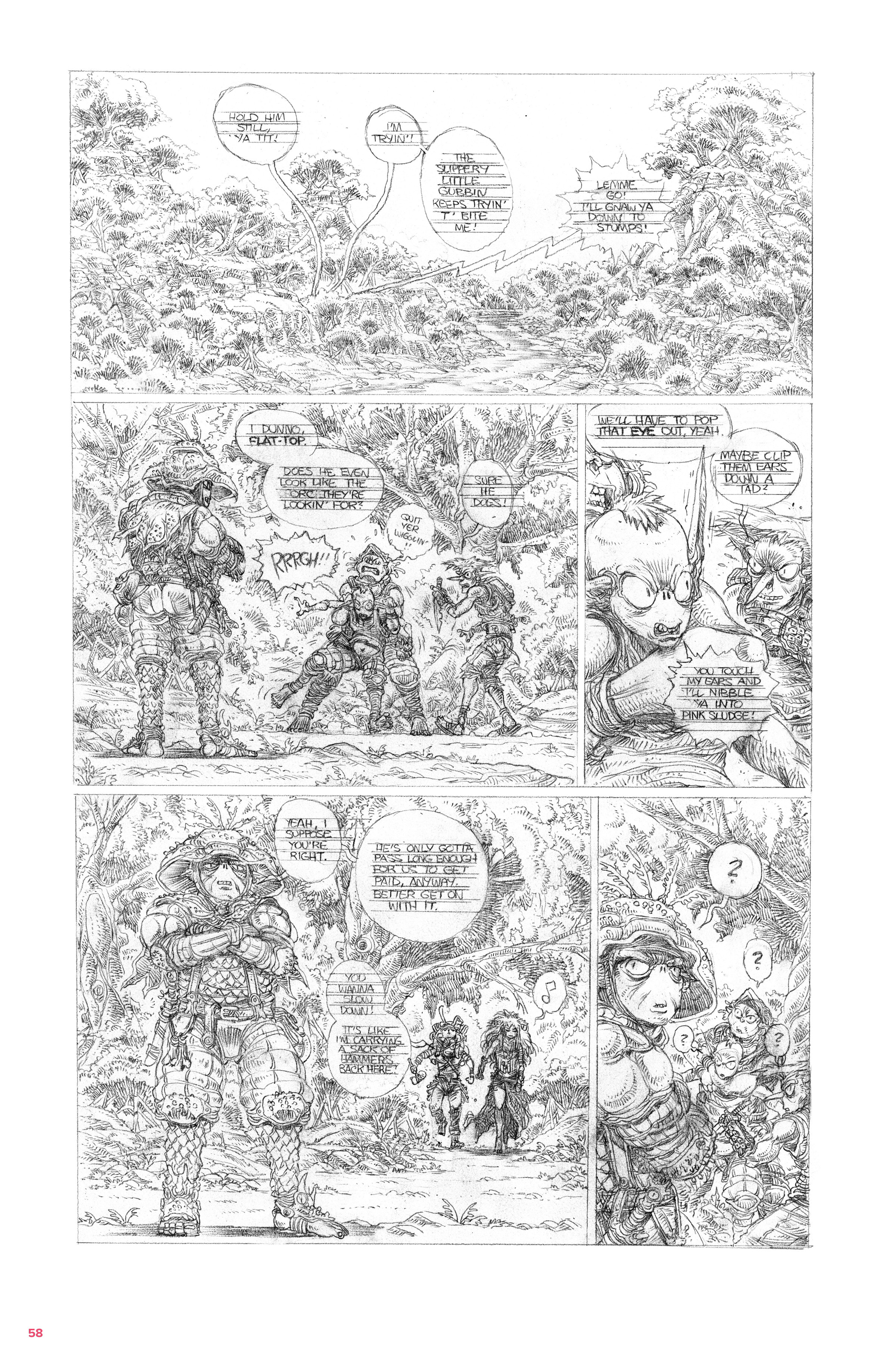 Read online Grunt: The Art and Unpublished Comics of James Stokoe comic -  Issue # TPB (Part 1) - 48