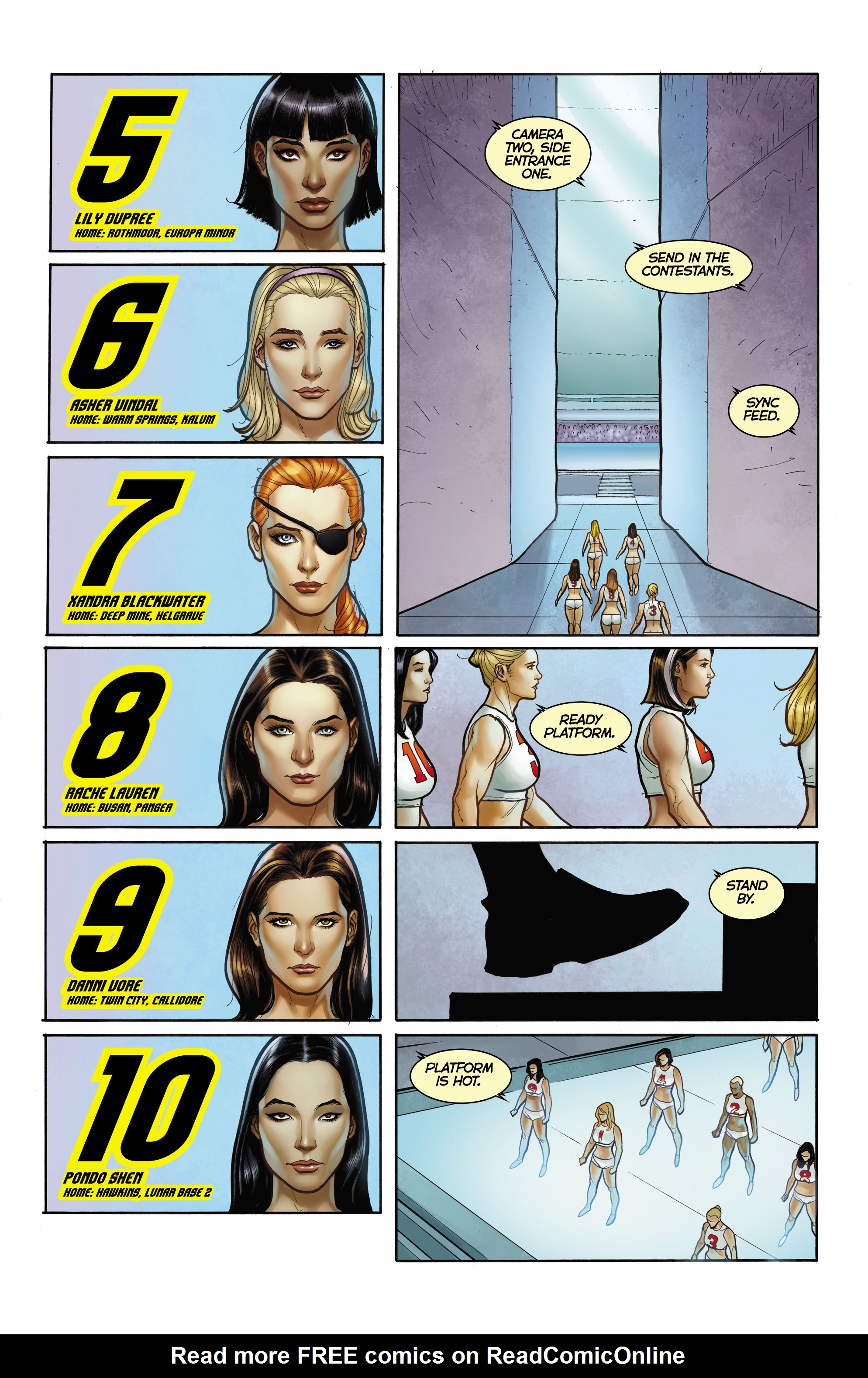 Read online Fight Girls comic -  Issue #1 - 4
