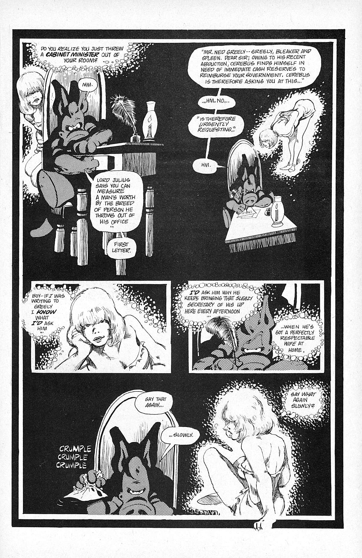 Read online Cerebus comic -  Issue #29 - 21