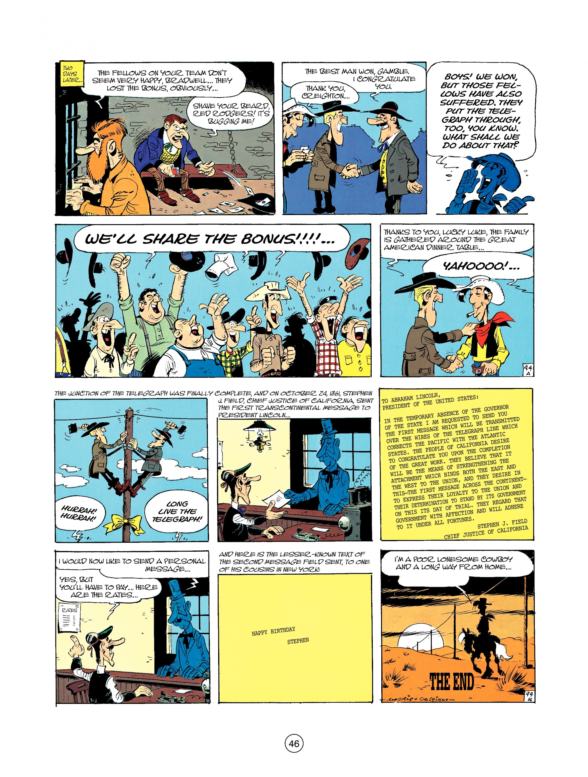 Read online A Lucky Luke Adventure comic -  Issue #35 - 46