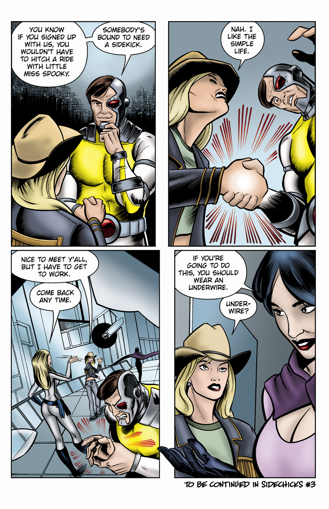Read online SideChicks comic -  Issue #2 - 35