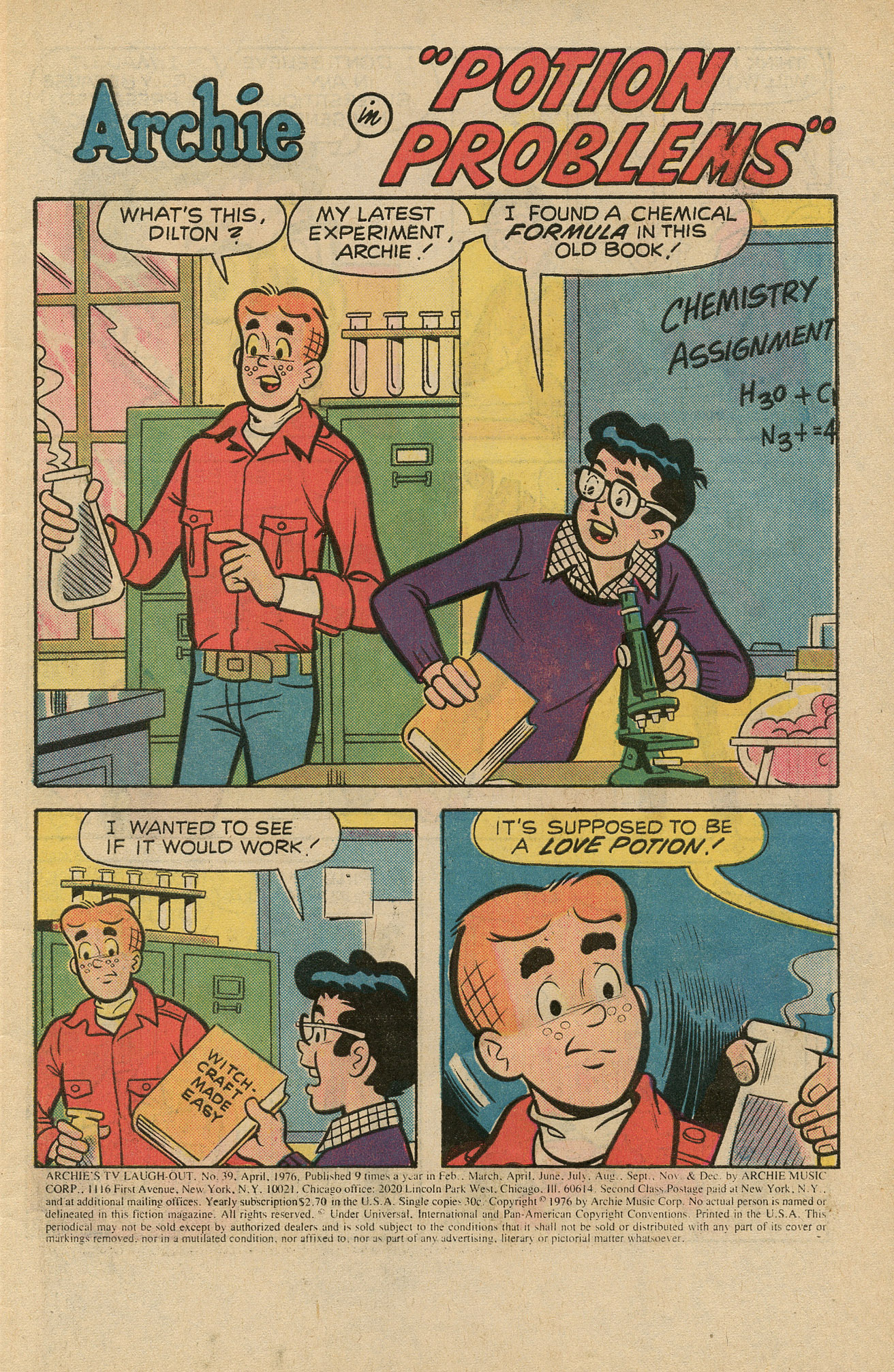 Read online Archie's TV Laugh-Out comic -  Issue #39 - 3