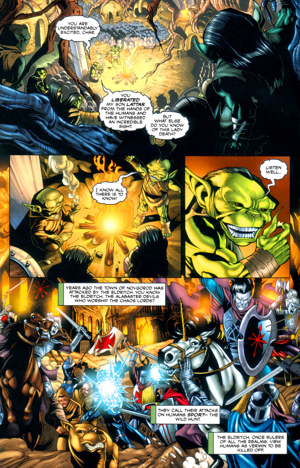 Read online Brian Pulido's Medieval Lady Death comic -  Issue #1 - 6