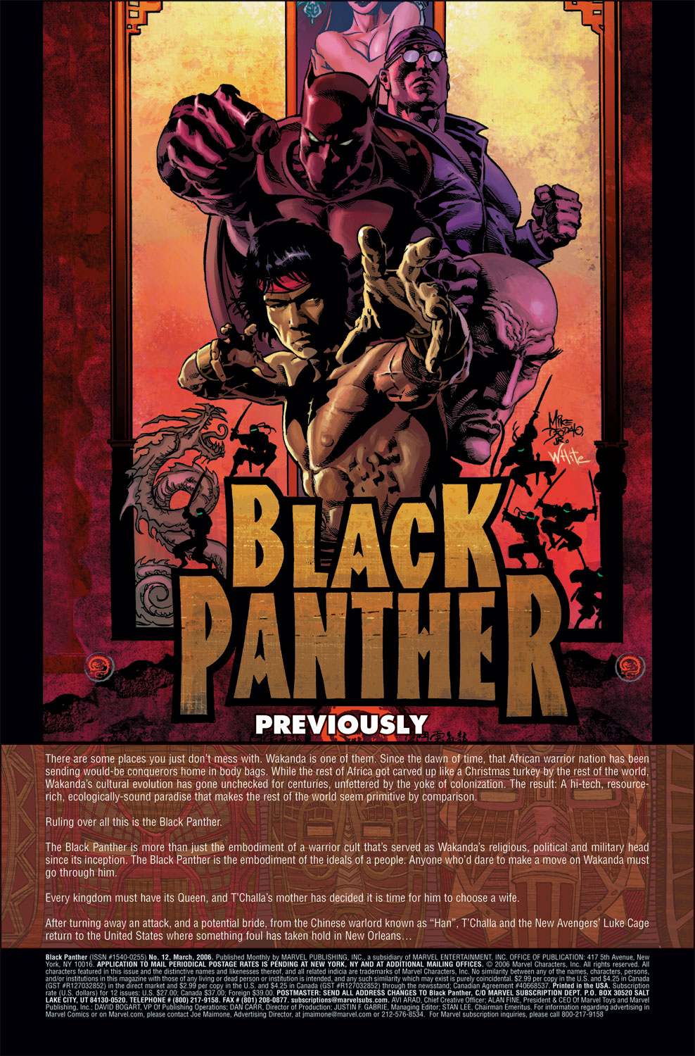 Read online Black Panther (2005) comic -  Issue #12 - 2
