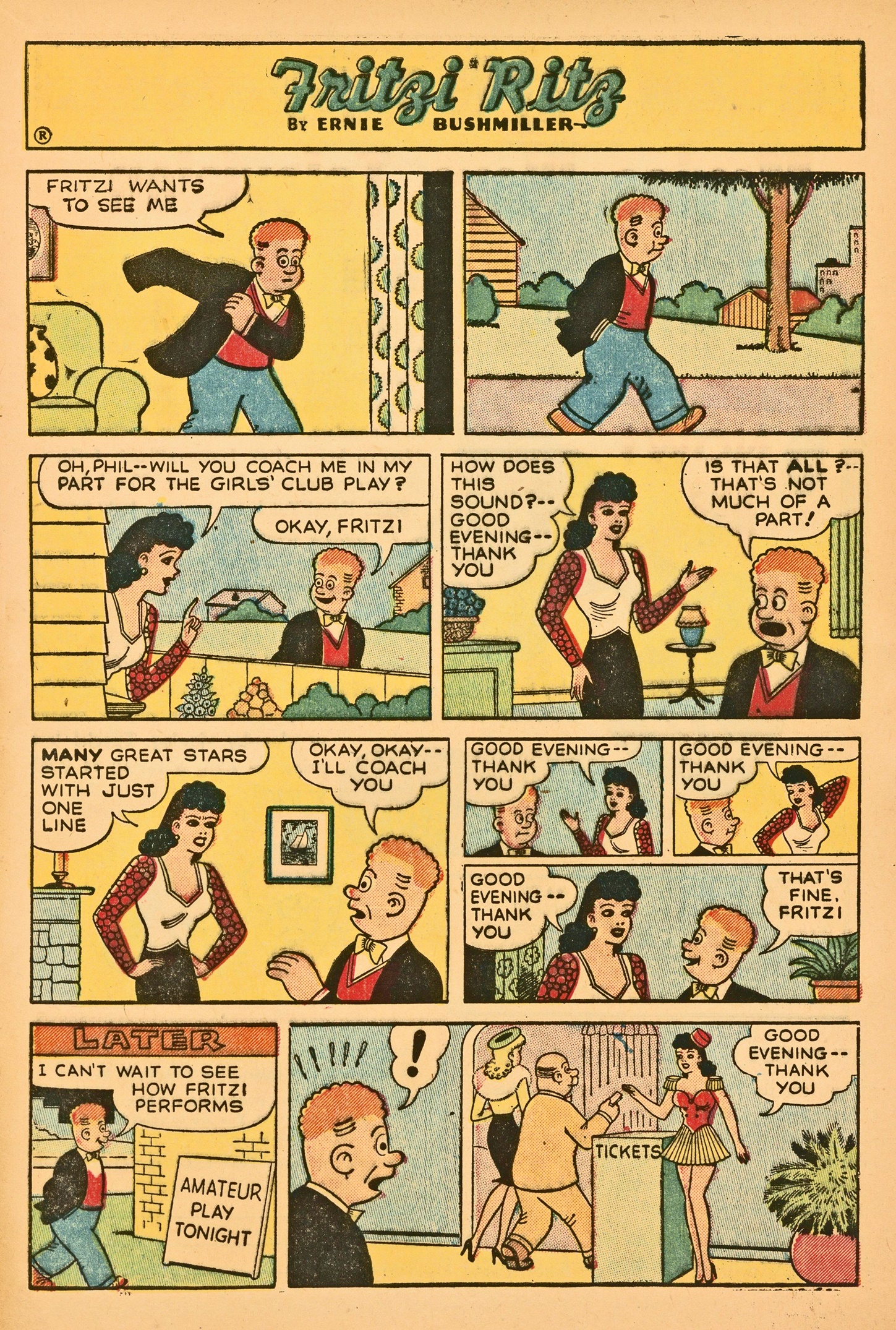 Read online Fritzi Ritz (1953) comic -  Issue #31 - 33