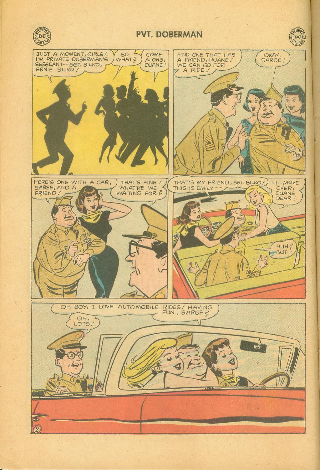 Read online Sgt. Bilko's Pvt. Doberman comic -  Issue #3 - 10