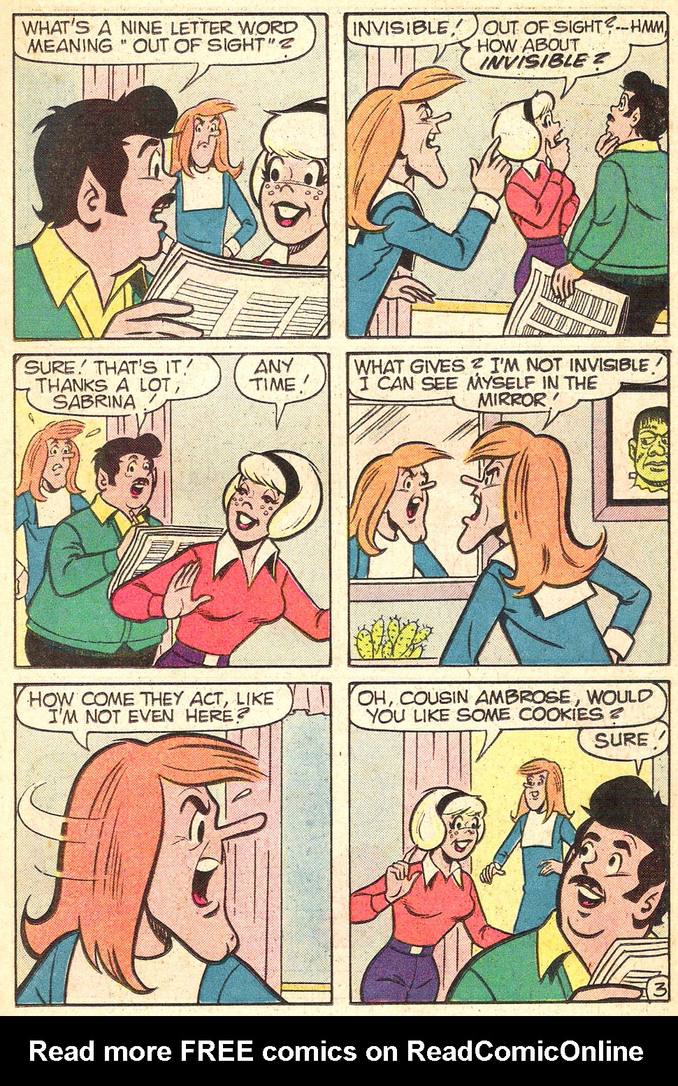 Read online Sabrina The Teenage Witch (1971) comic -  Issue #72 - 15