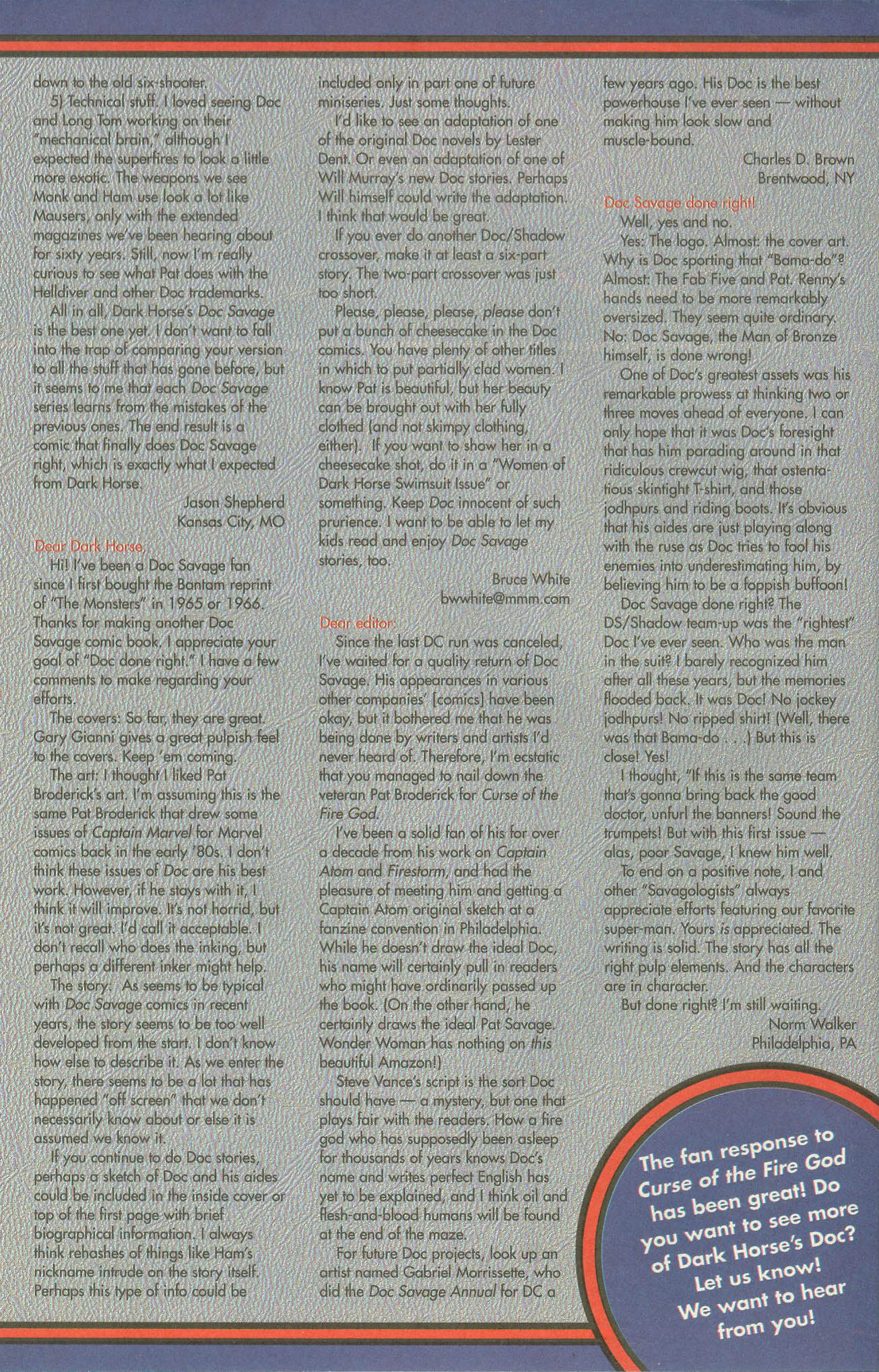 Read online Doc Savage: Curse of the Fire God comic -  Issue # TPB - 107