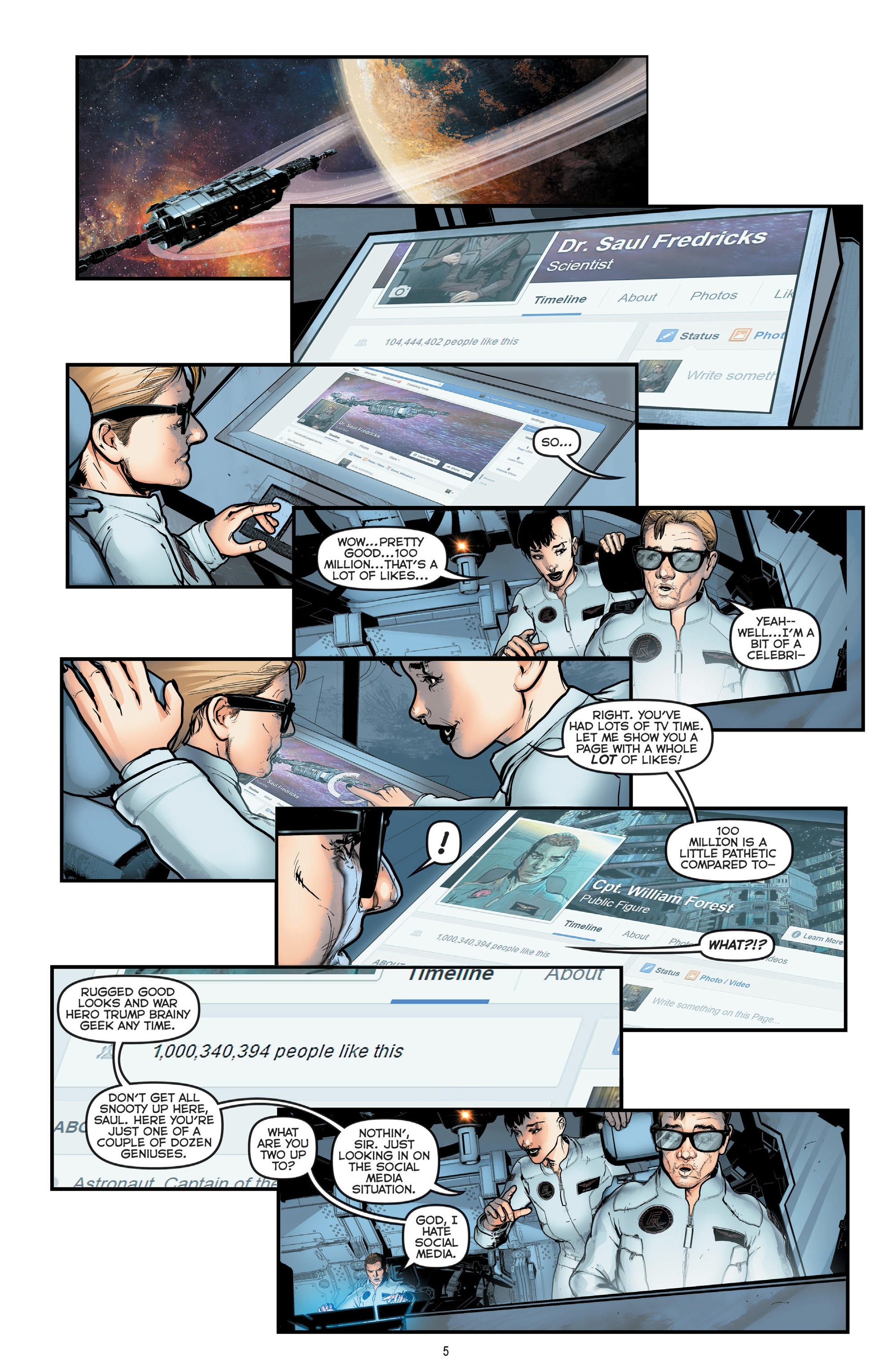 Read online Faster than Light comic -  Issue #6 - 7