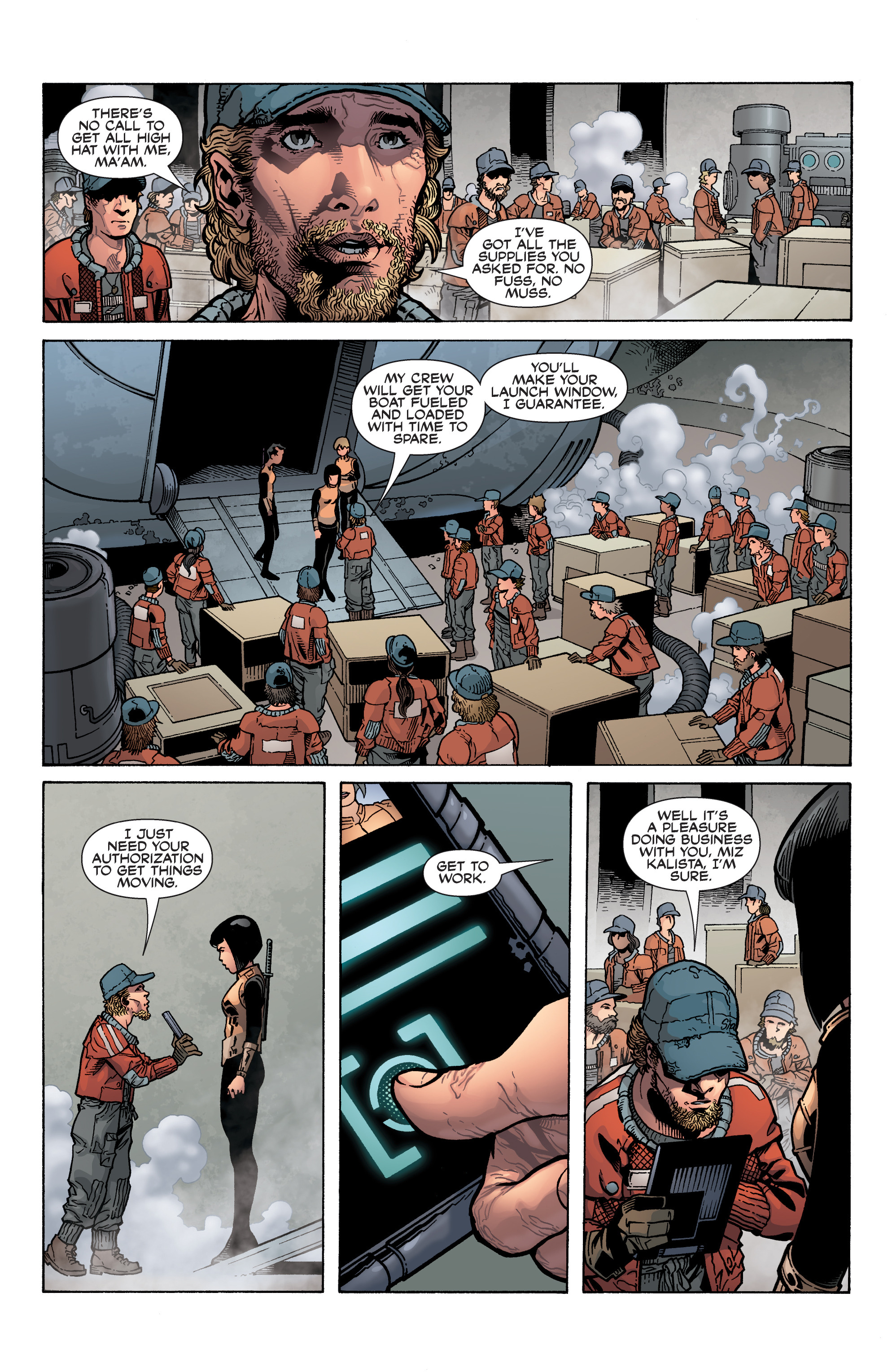 Read online Serenity: Firefly Class 03-K64 – No Power in the 'Verse comic -  Issue #5 - 5