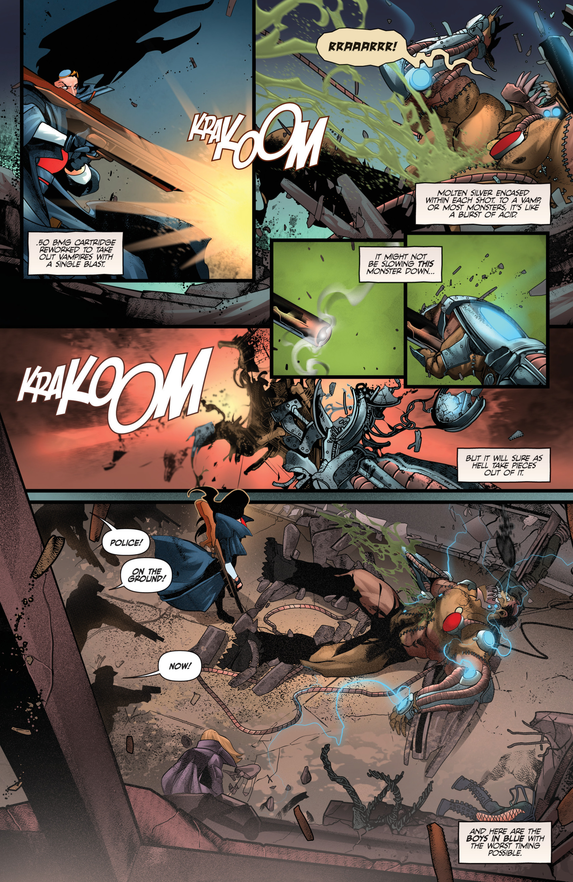 Read online Van Helsing vs Frankenstein comic -  Issue #4 - 15