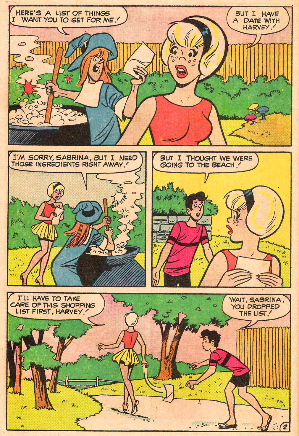Read online Sabrina The Teenage Witch (1971) comic -  Issue #7 - 36
