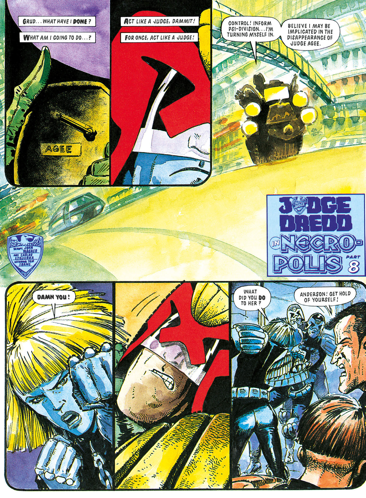 Read online Essential Judge Dredd: Necropolis comic -  Issue # TPB (Part 1) - 89