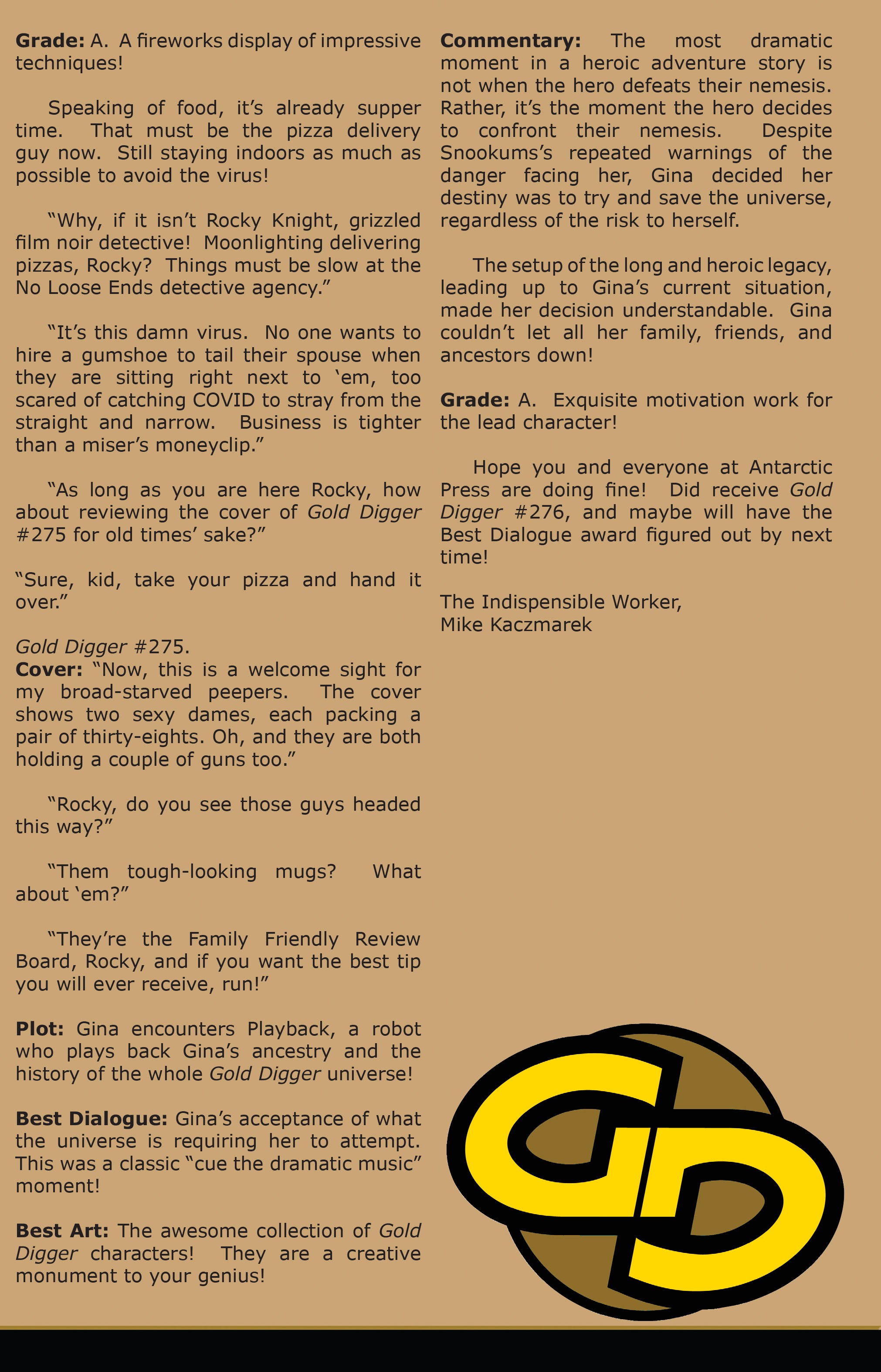 Read online Gold Digger (1999) comic -  Issue #280 - 31