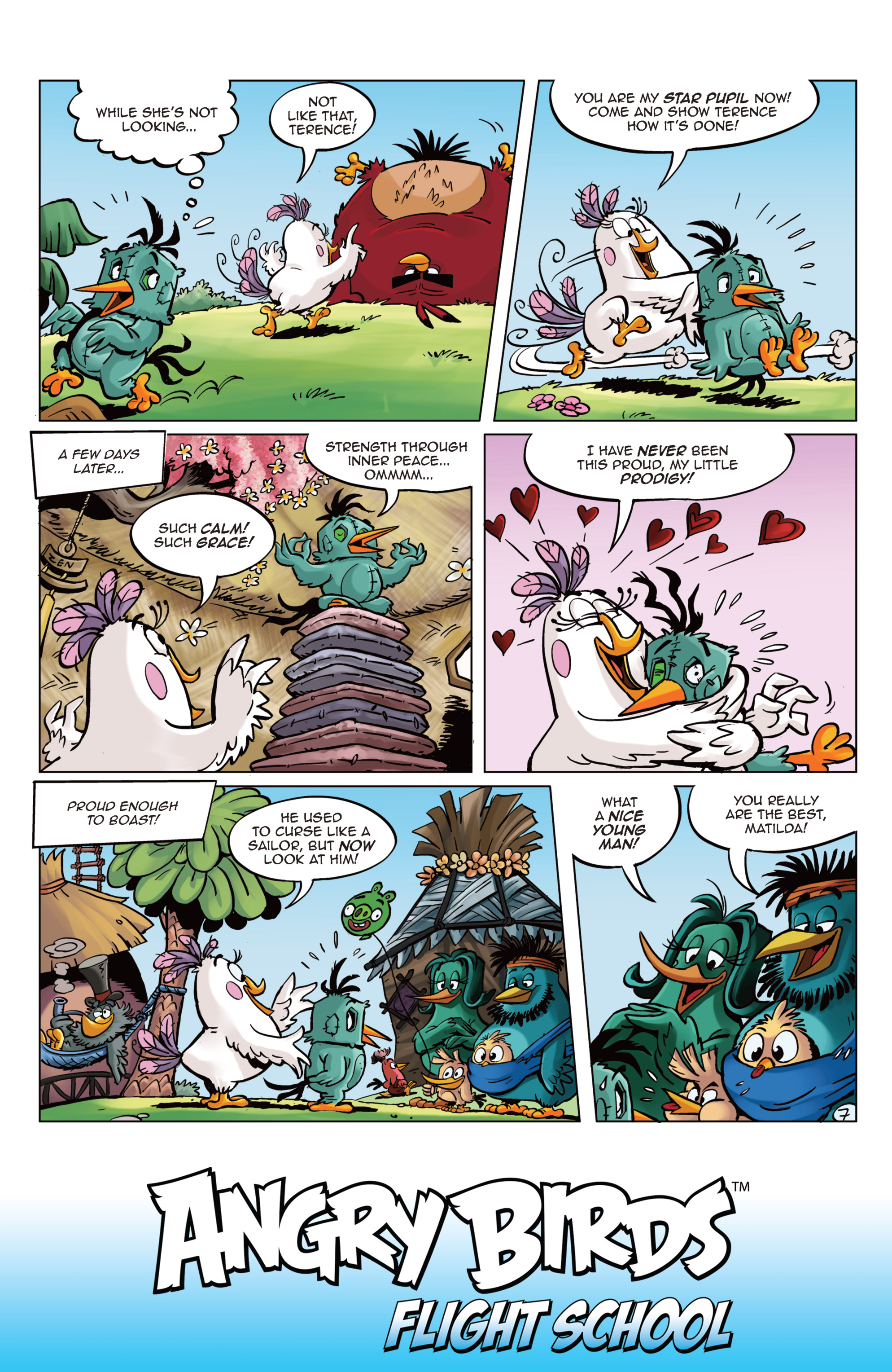 Read online Angry Birds: Flight School comic -  Issue #3 - 9