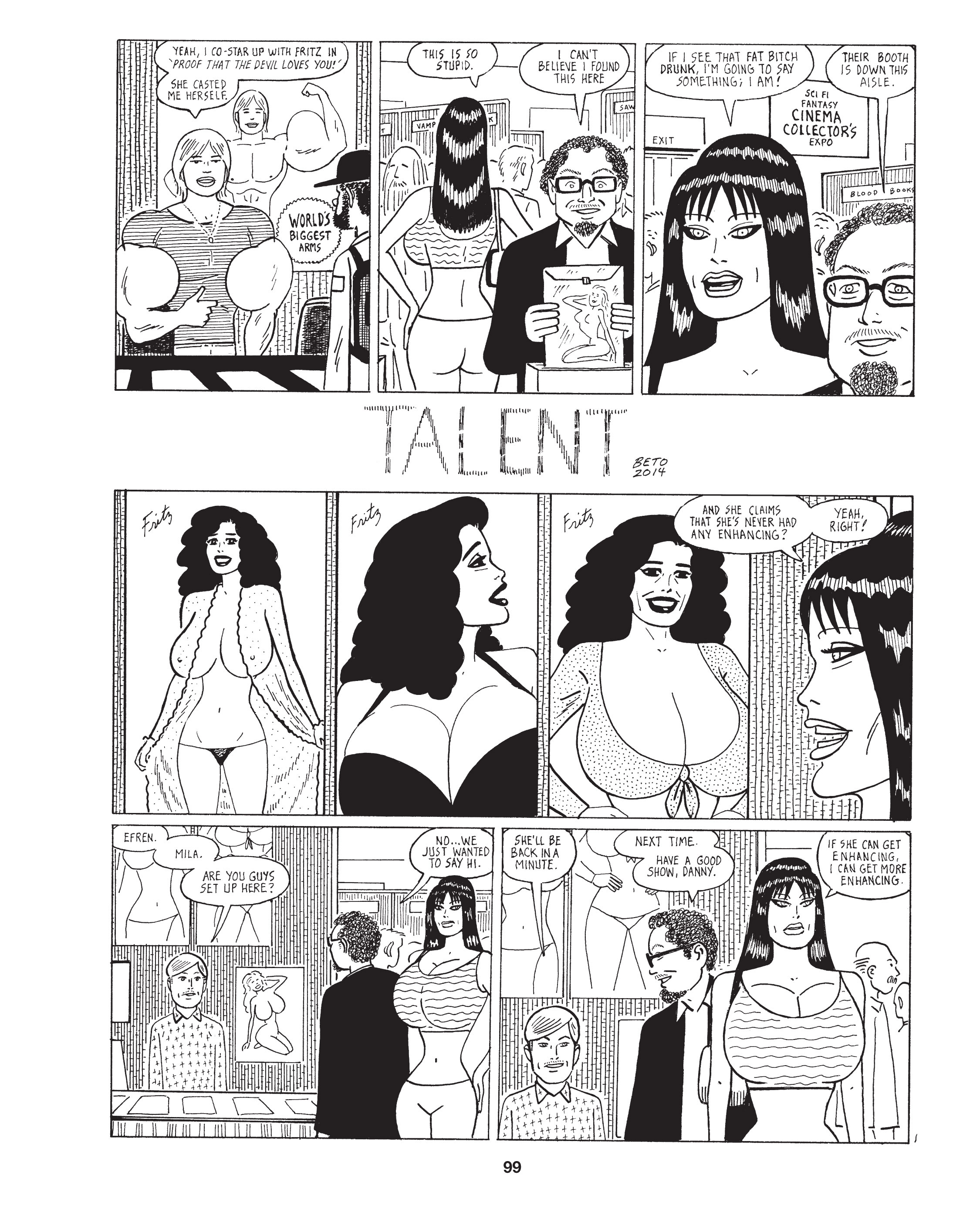 Read online Love and Rockets: New Stories comic -  Issue #7 - 100