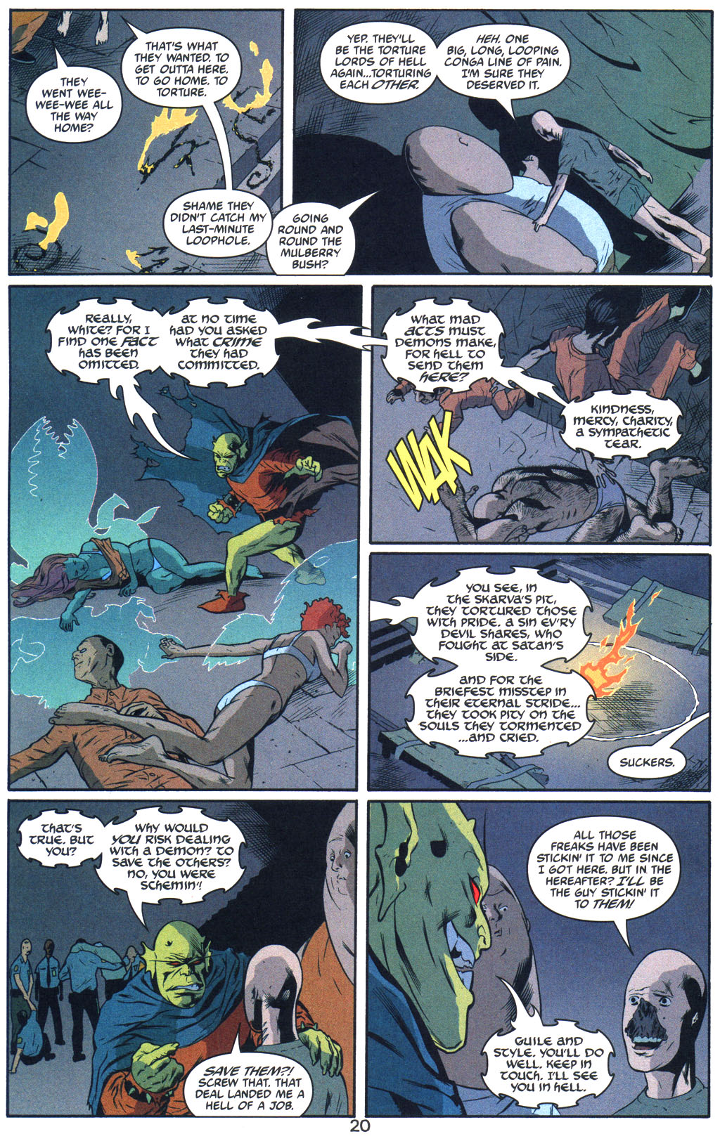 Read online Arkham Asylum: Living Hell comic -  Issue #6 - 22