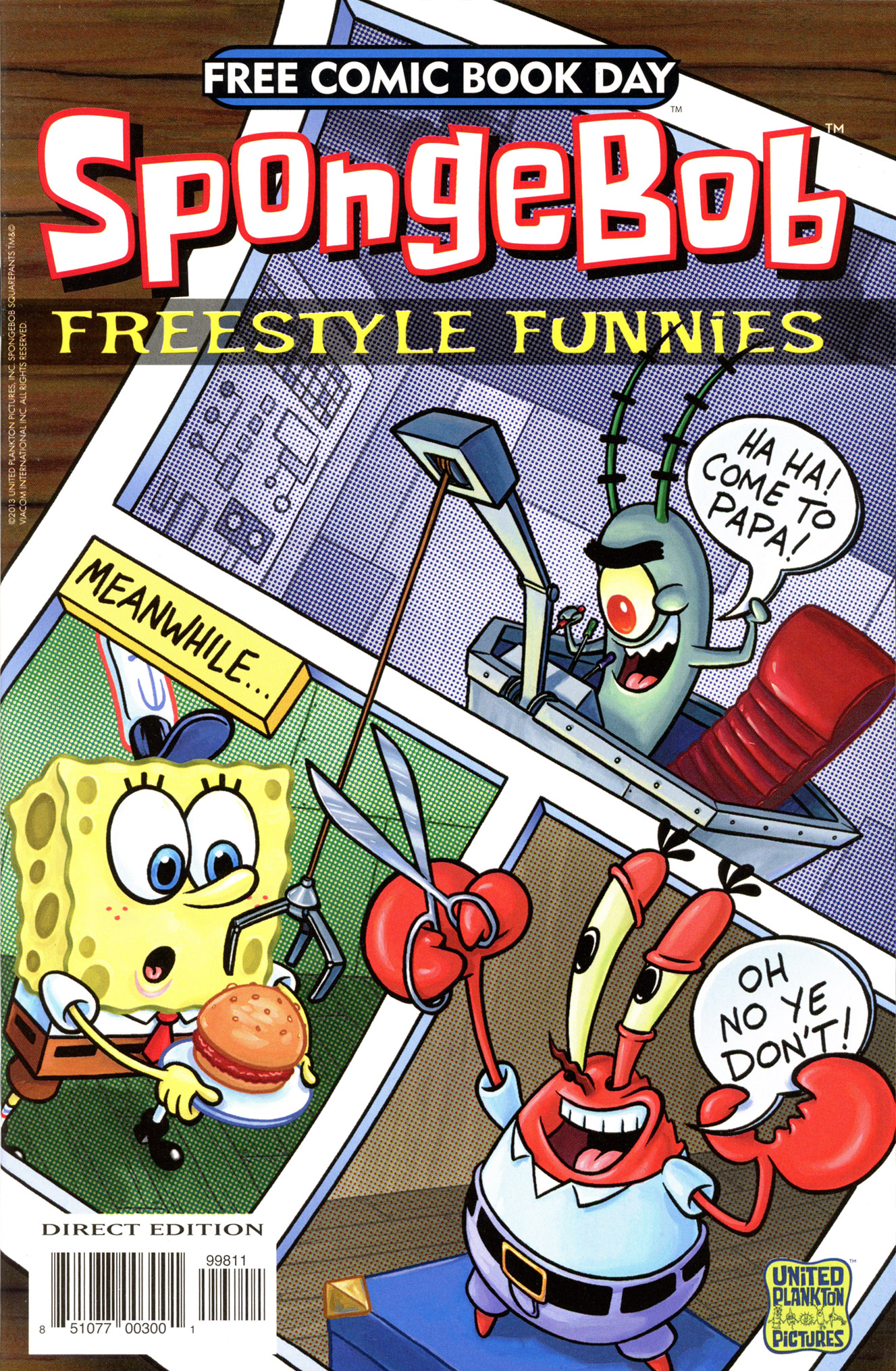 Read online Spongebob Freestyle Funnies comic -  Issue # FCBD 2013 - 1