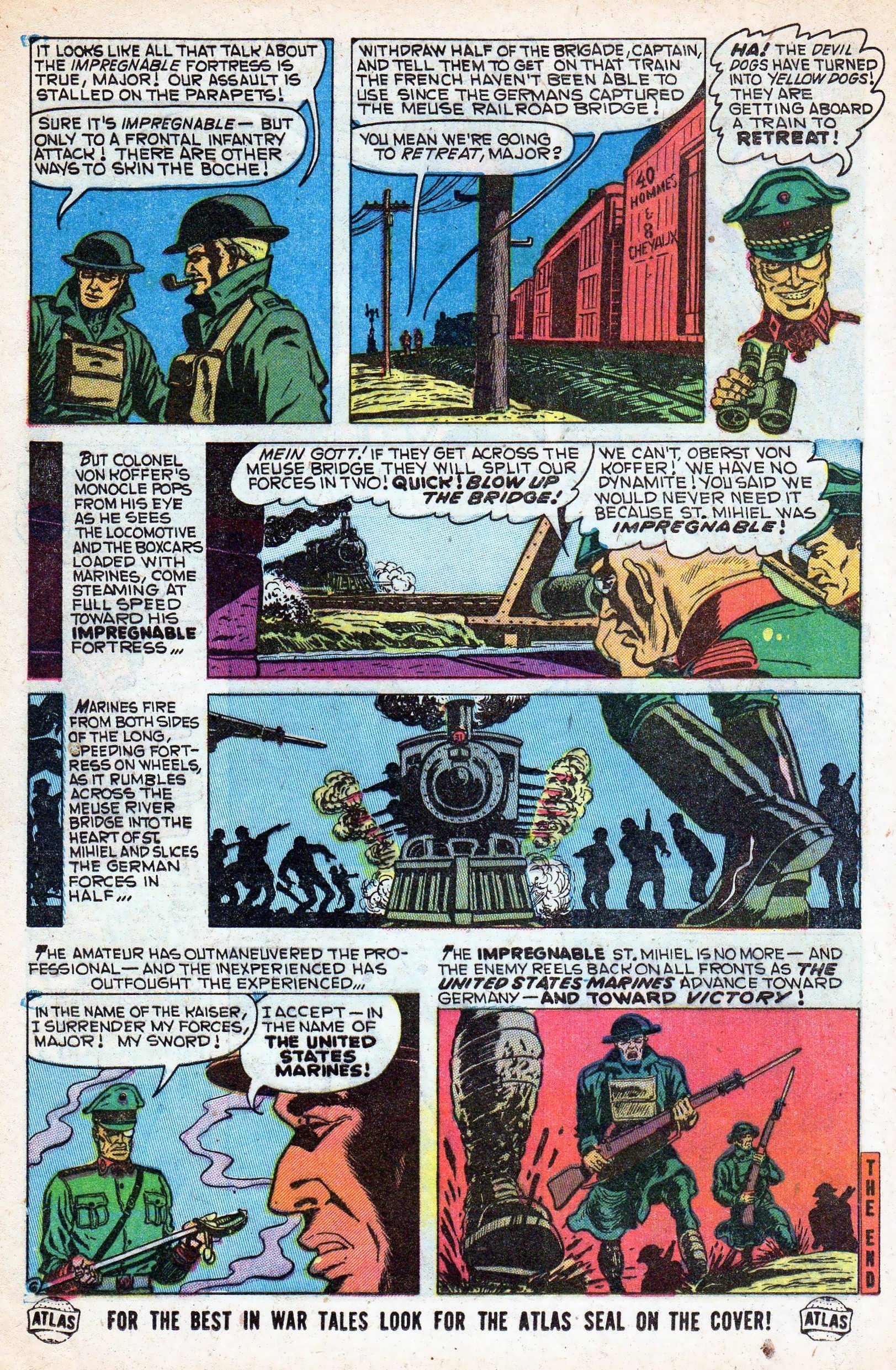Read online Marines in Battle comic -  Issue #4 - 16