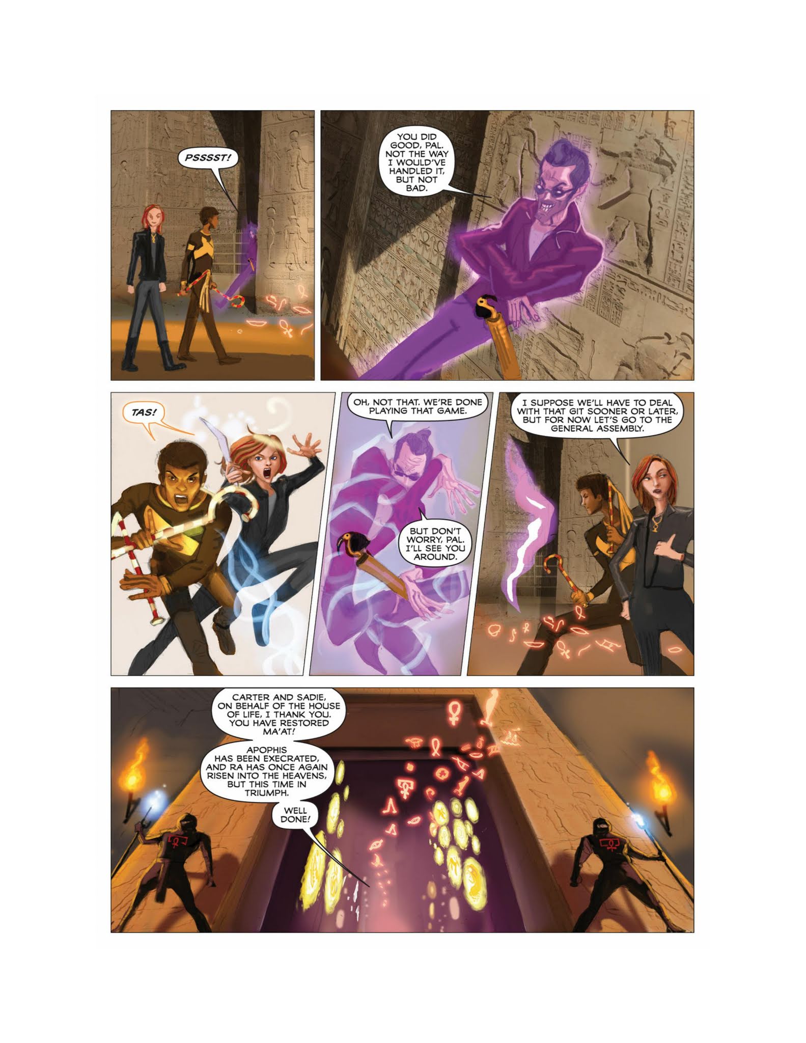 Read online The Kane Chronicles comic -  Issue # TPB 3 (Part 2) - 56