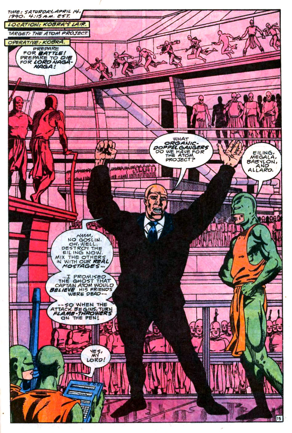 Read online Captain Atom (1987) comic -  Issue #40 - 16