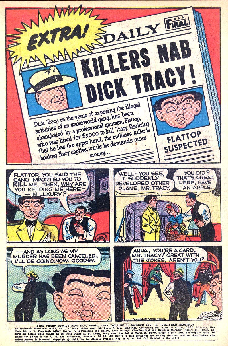 Read online Dick Tracy comic -  Issue #110 - 2