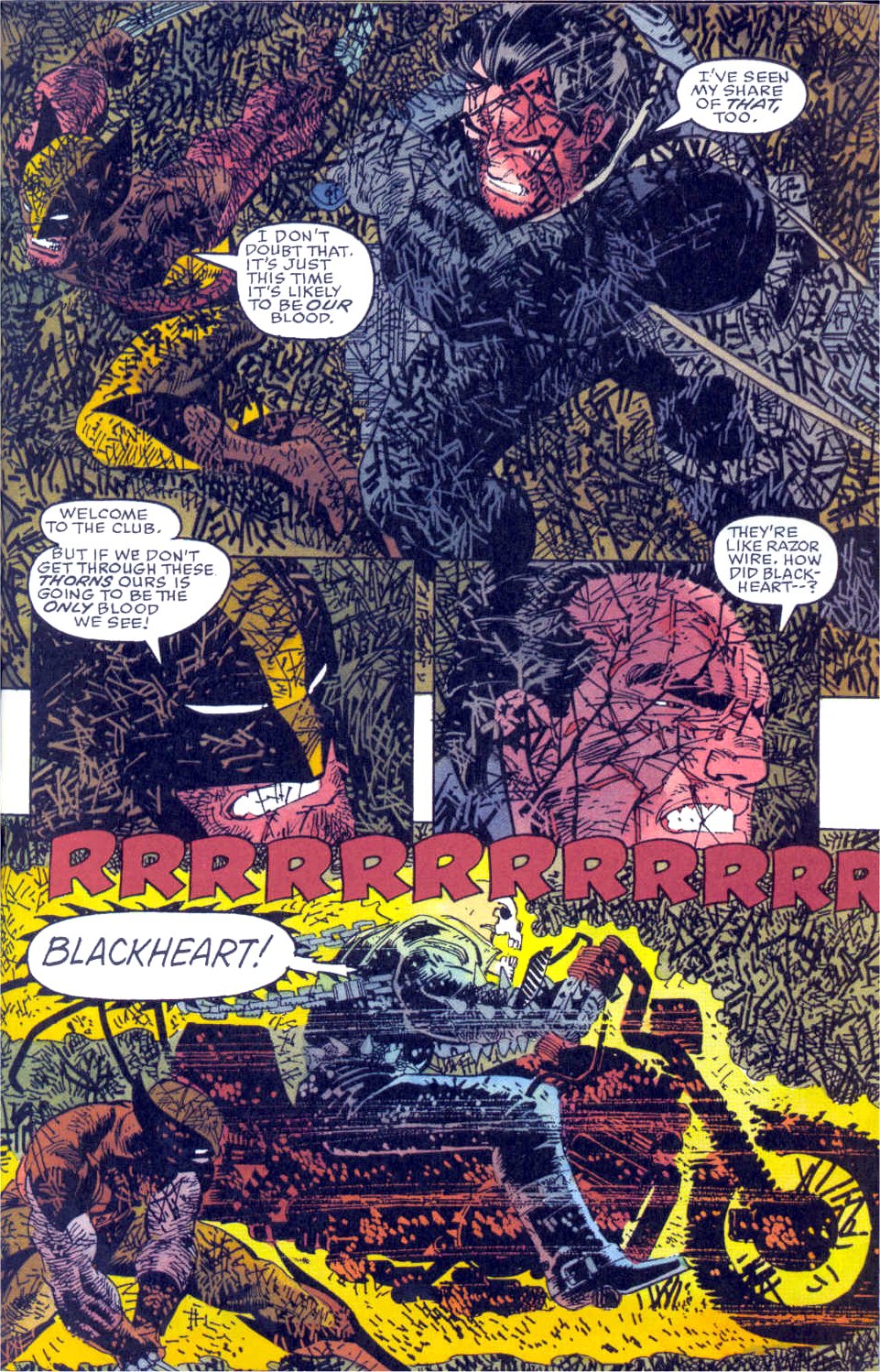 Read online Ghost Rider; Wolverine; Punisher: Hearts of Darkness comic -  Issue # Full - 34