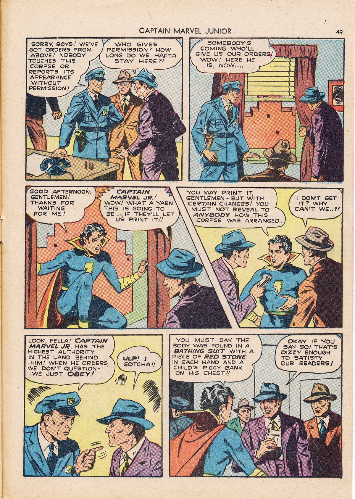 Read online Captain Marvel, Jr. comic -  Issue #6 - 47