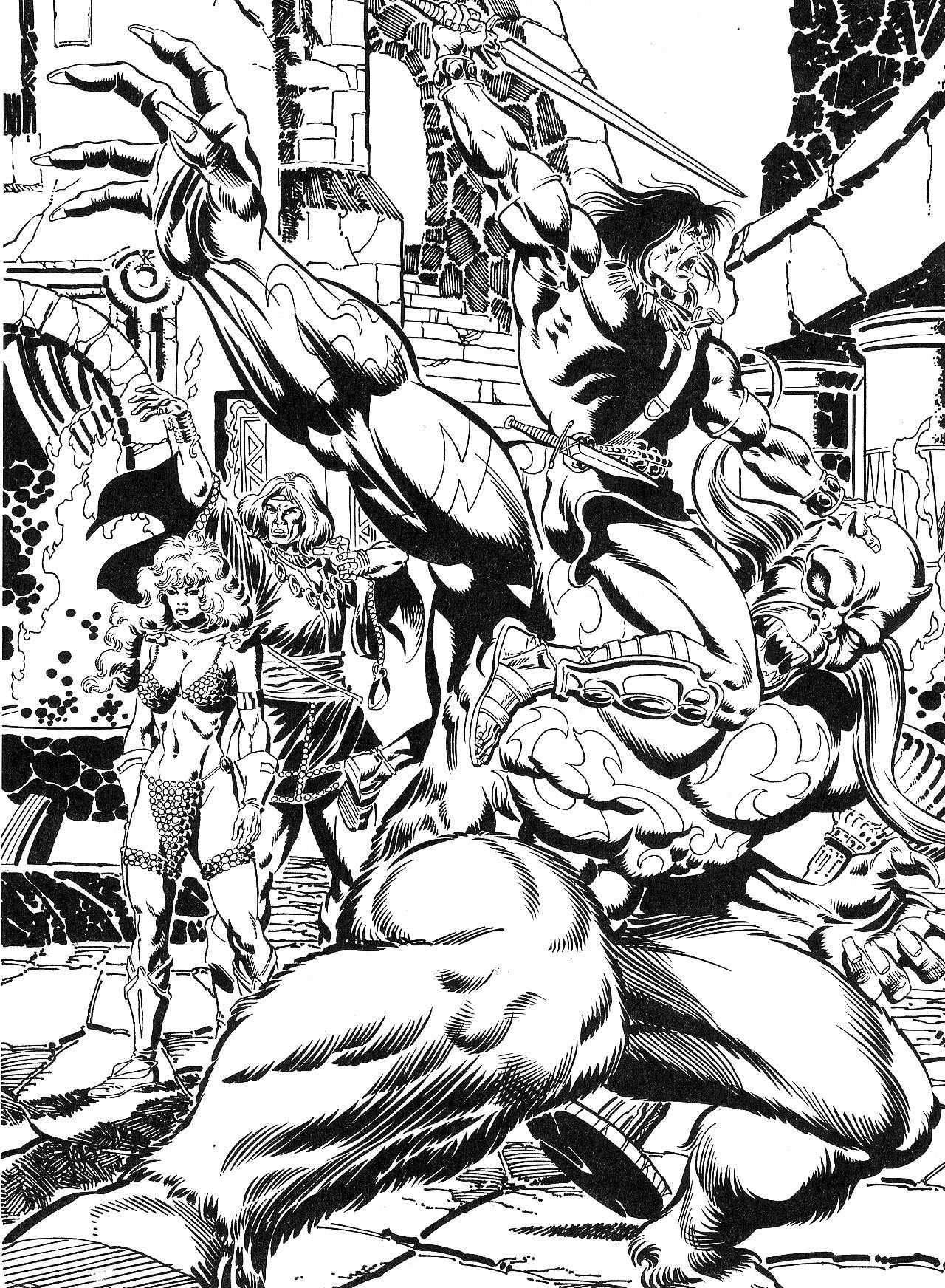 Read online The Savage Sword Of Conan comic -  Issue #210 - 48