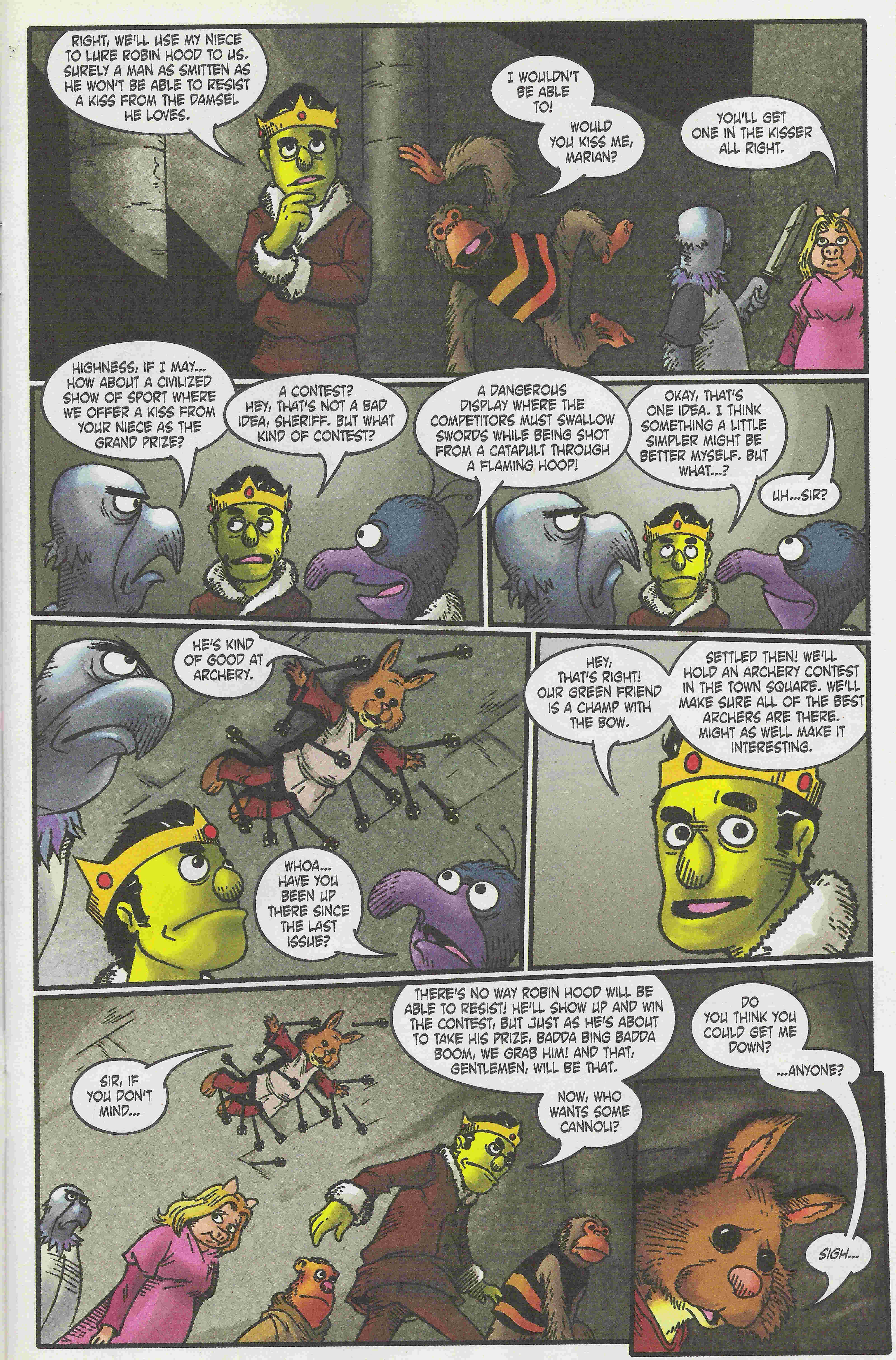 Read online Muppet Robin Hood comic -  Issue #3 - 10