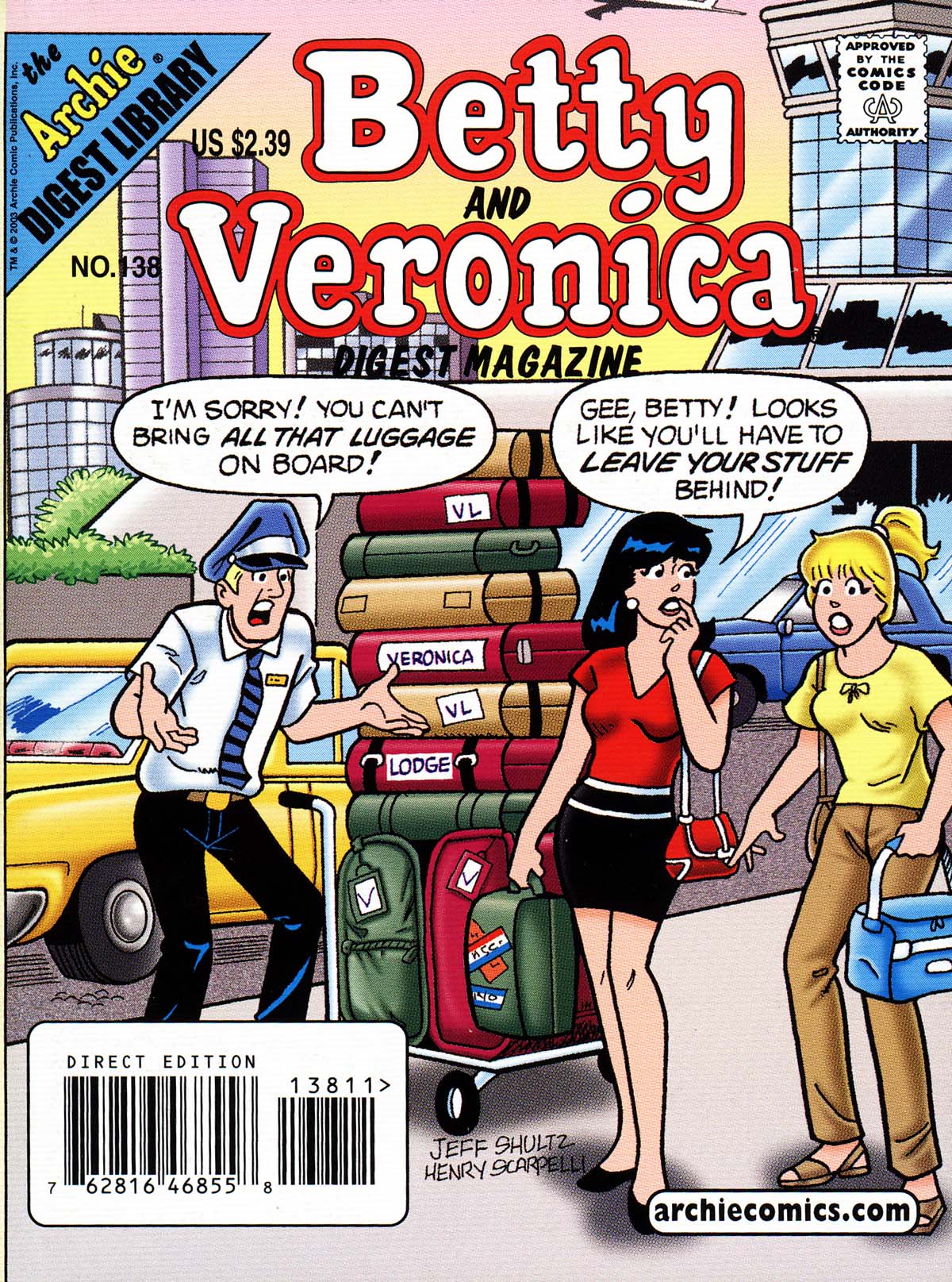 Read online Betty and Veronica Digest Magazine comic -  Issue #138 - 1
