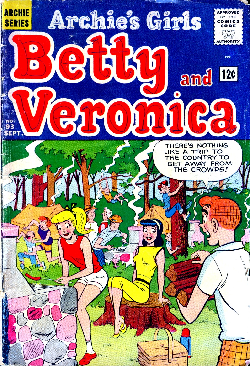 Read online Archie's Girls Betty and Veronica comic -  Issue #93 - 1