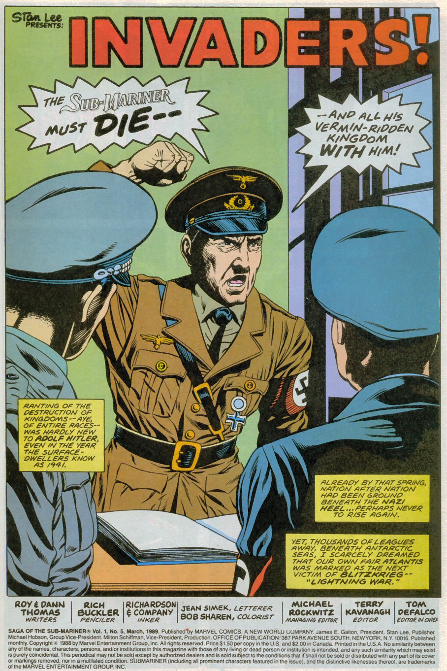 Read online Saga of the Sub-Mariner comic -  Issue #5 - 2