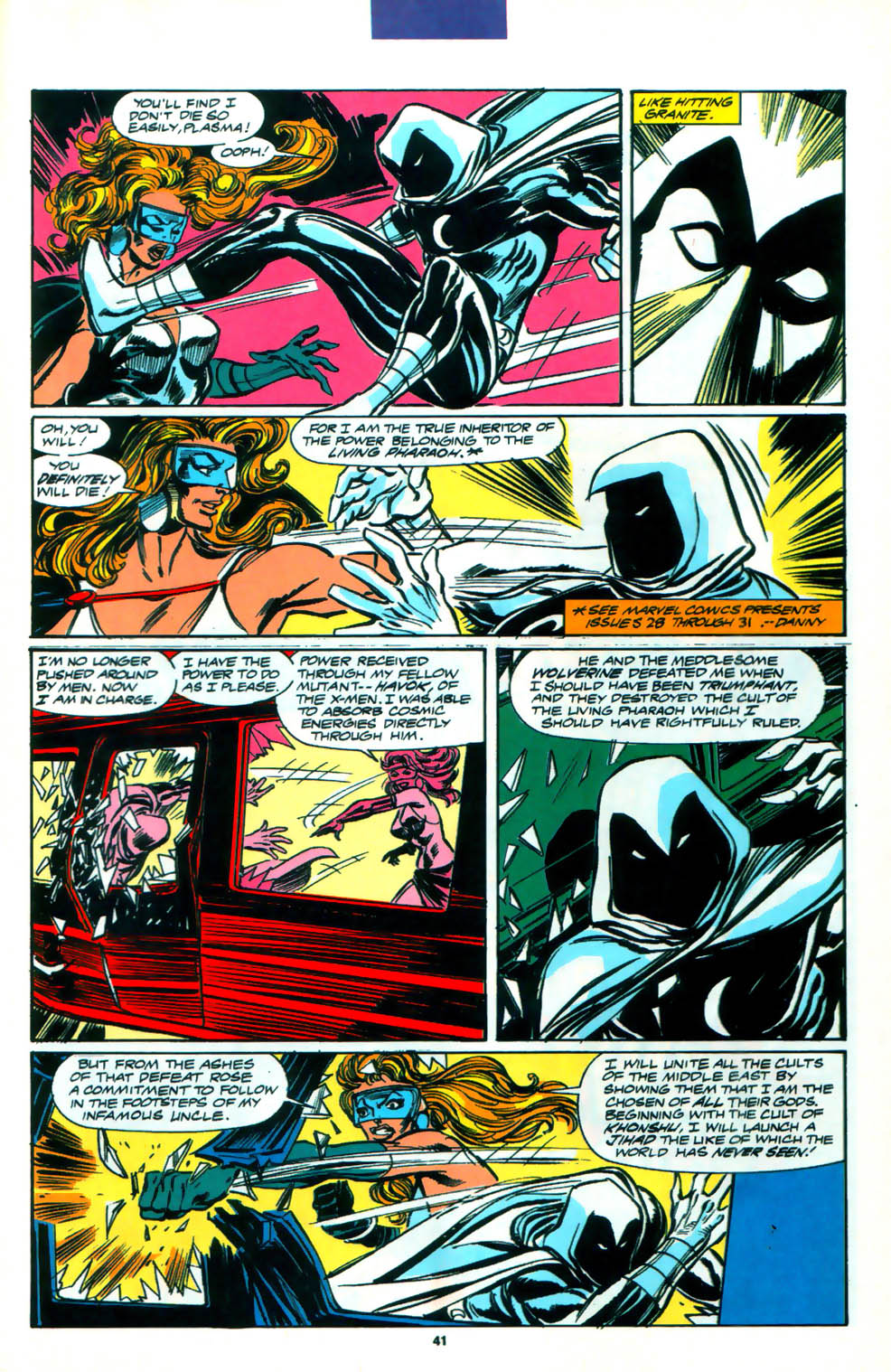 Read online Marc Spector: Moon Knight comic -  Issue #25 - 37