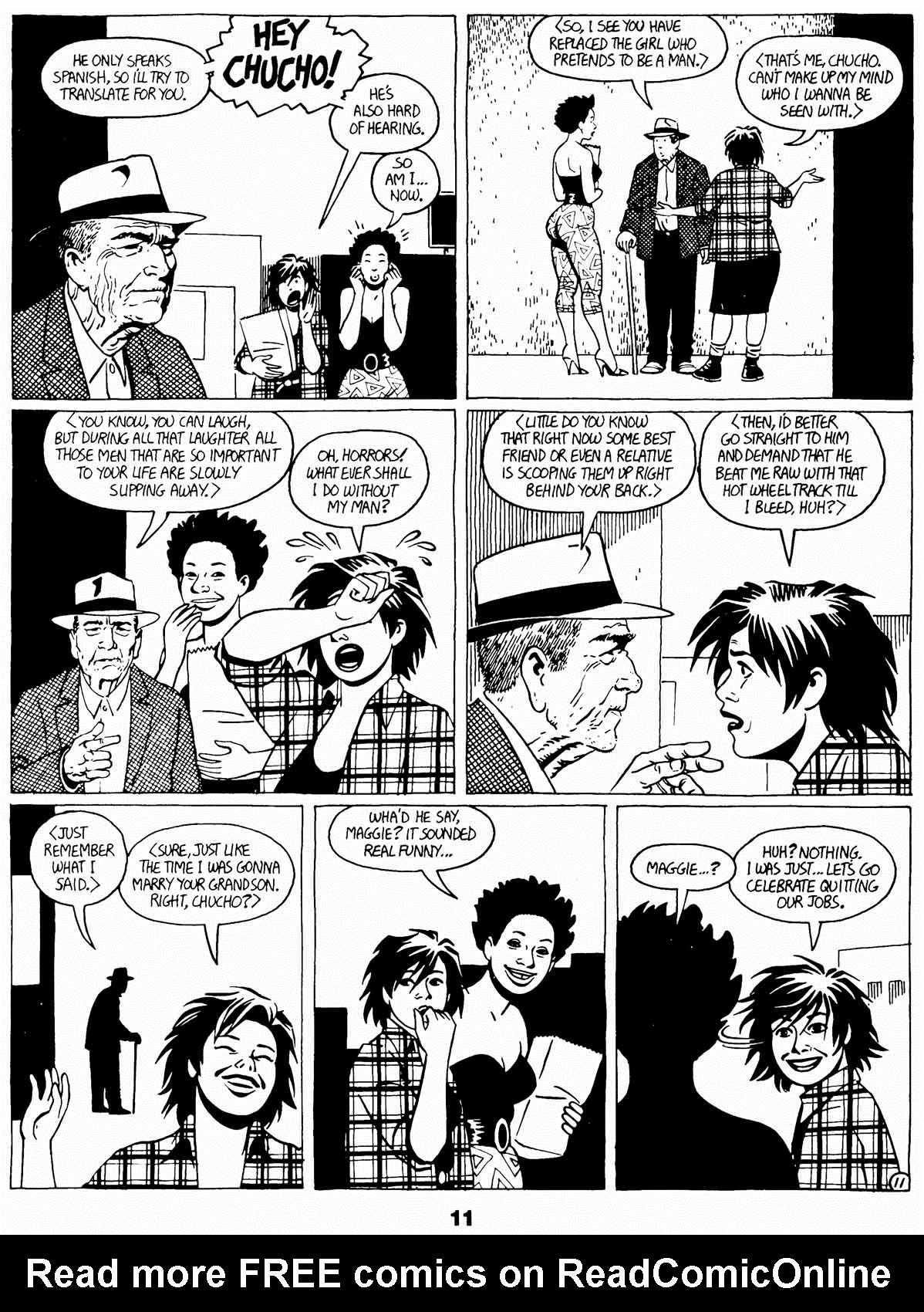 Read online Love and Rockets (1982) comic -  Issue #20 - 14