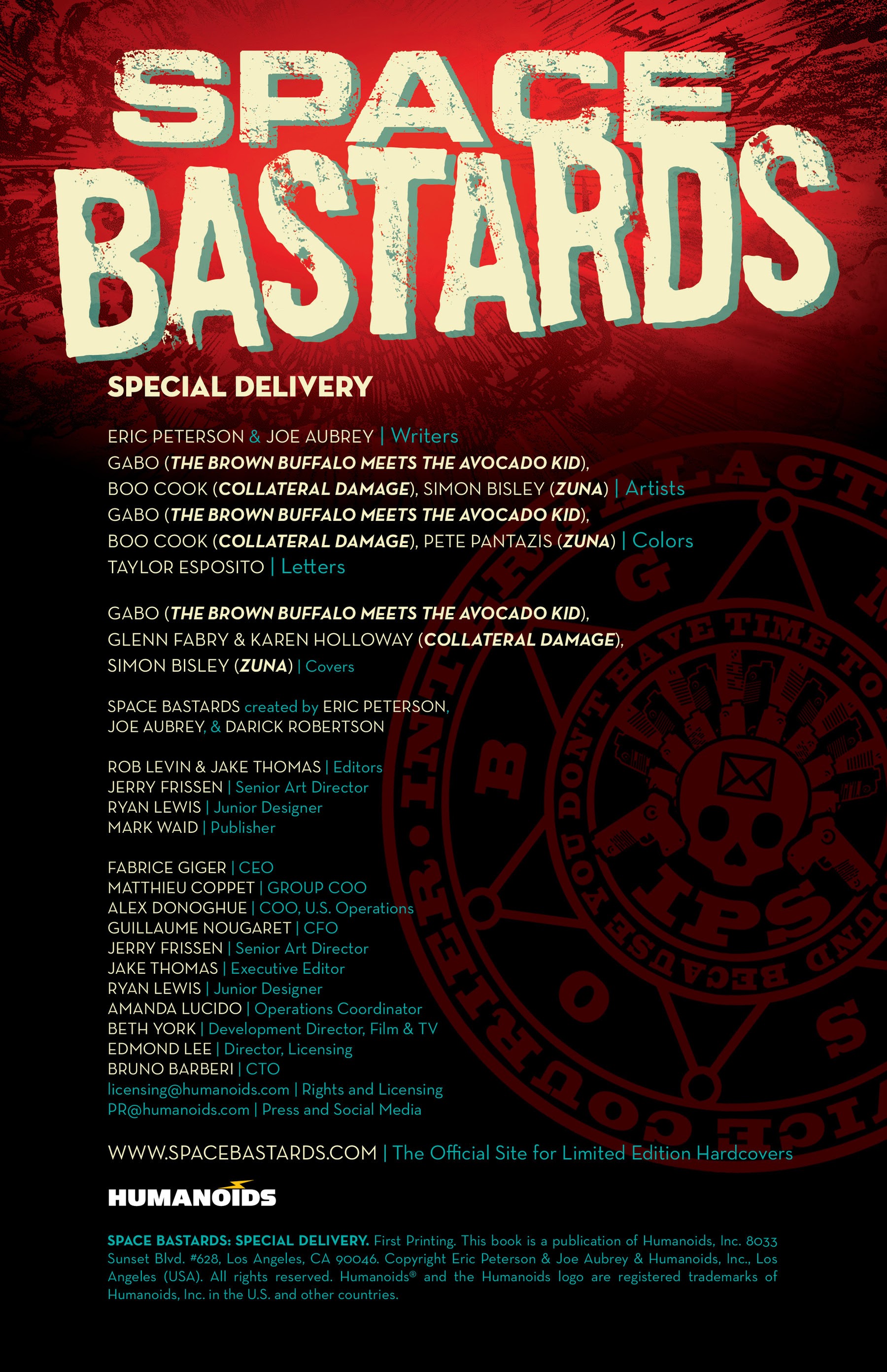 Read online Space Bastards: Special Delivery comic -  Issue # TPB - 2