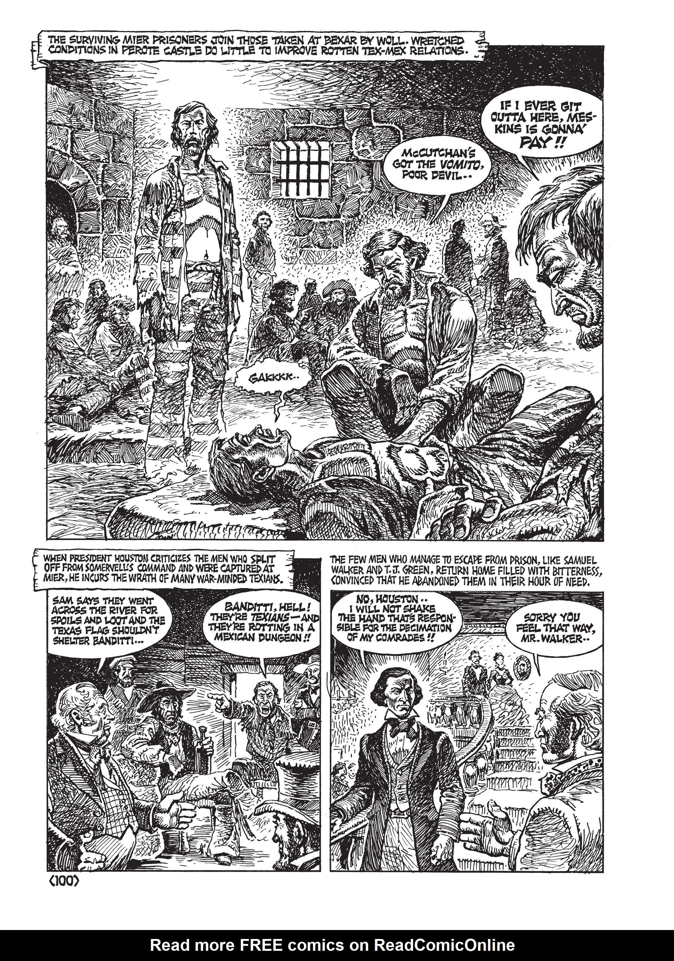 Read online Jack Jackson's American History: Los Tejanos and Lost Cause comic -  Issue # TPB (Part 2) - 4