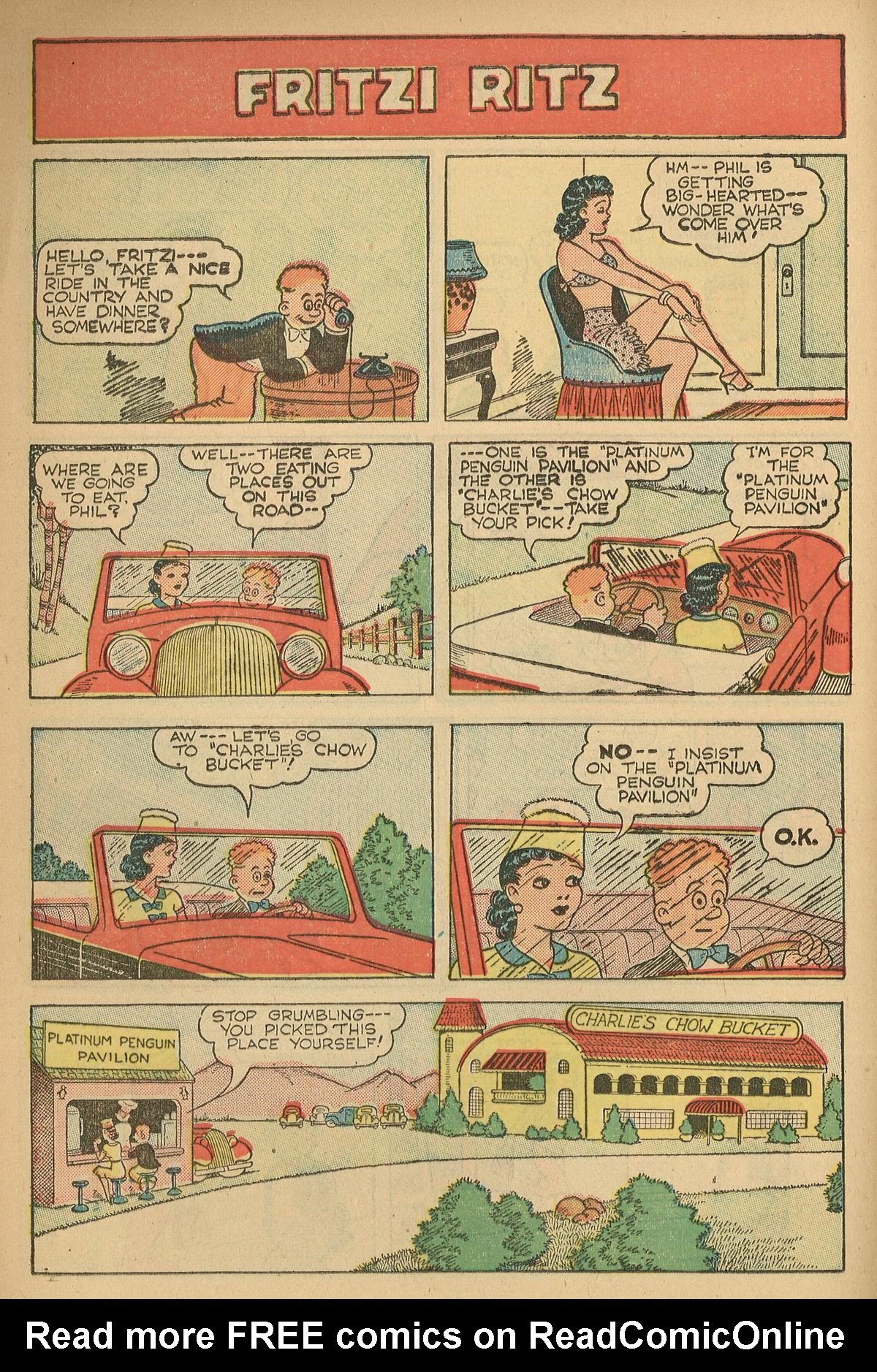 Read online Fritzi Ritz (1948) comic -  Issue #4 - 16