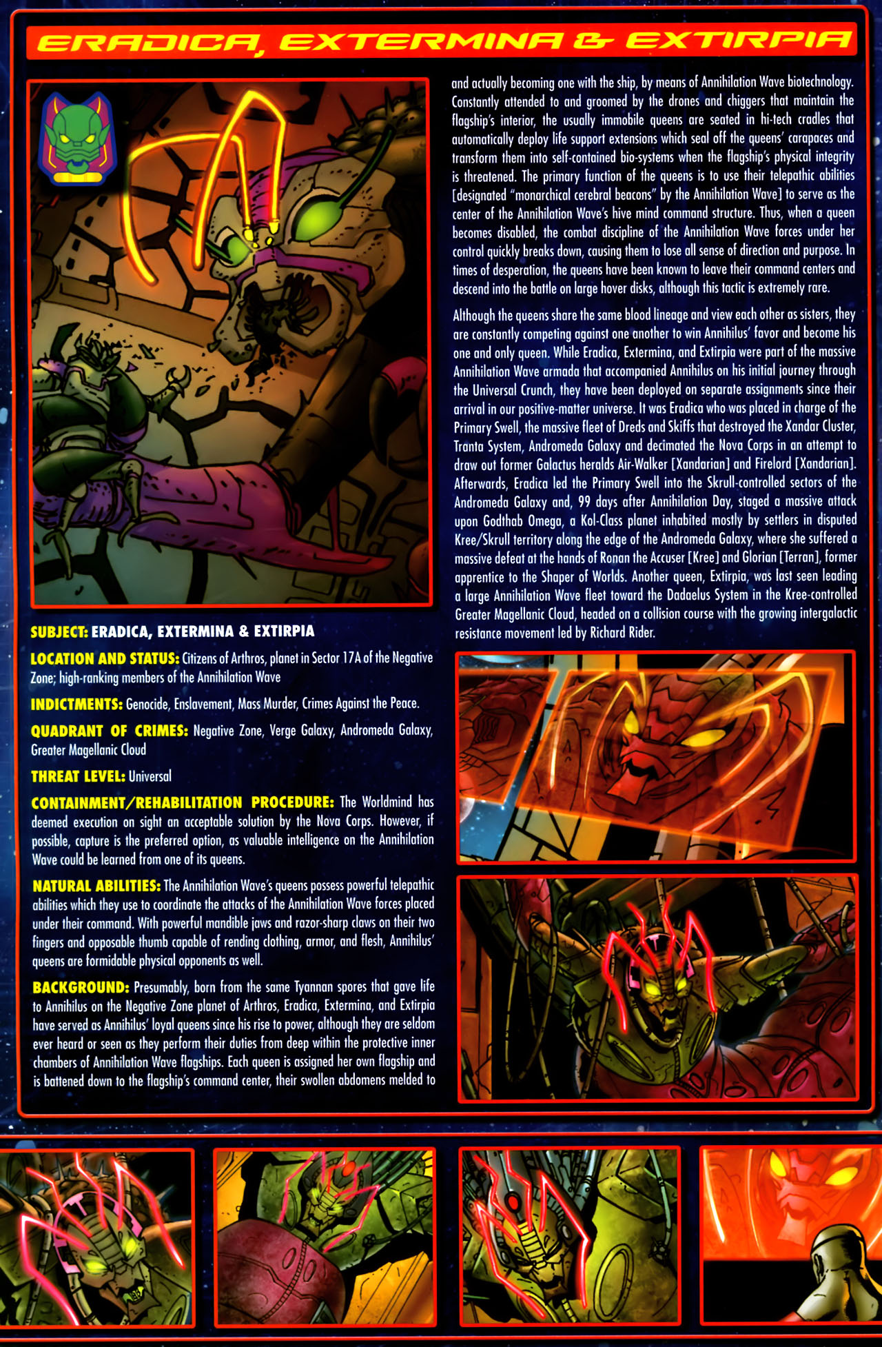 Read online Annihilation:  The  Nova Corps Files comic -  Issue #Annihilation:  The  Nova Corps Files Full - 12
