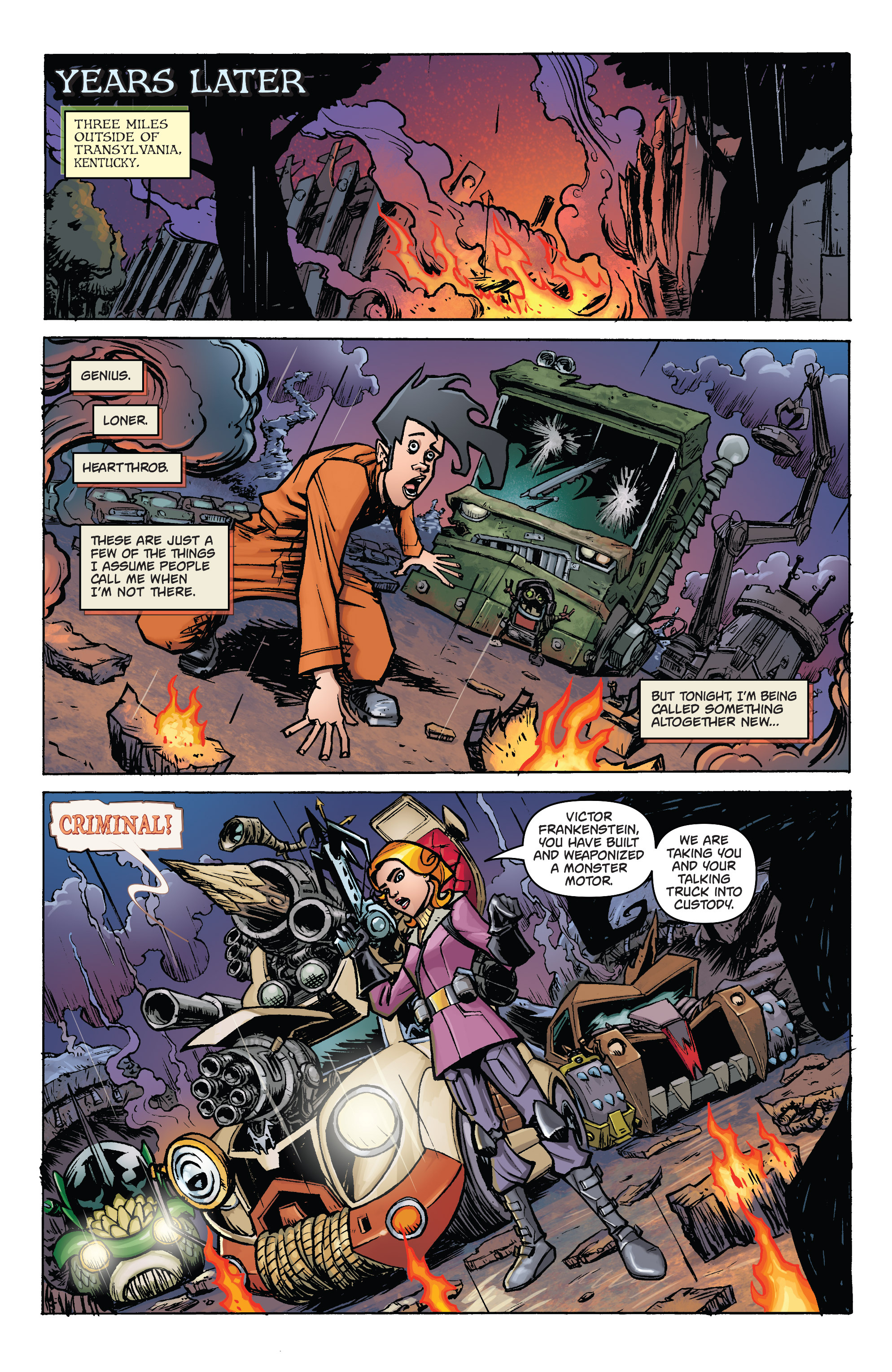 Read online Monster Motors: The Curse of Minivan Helsing comic -  Issue #1 - 6