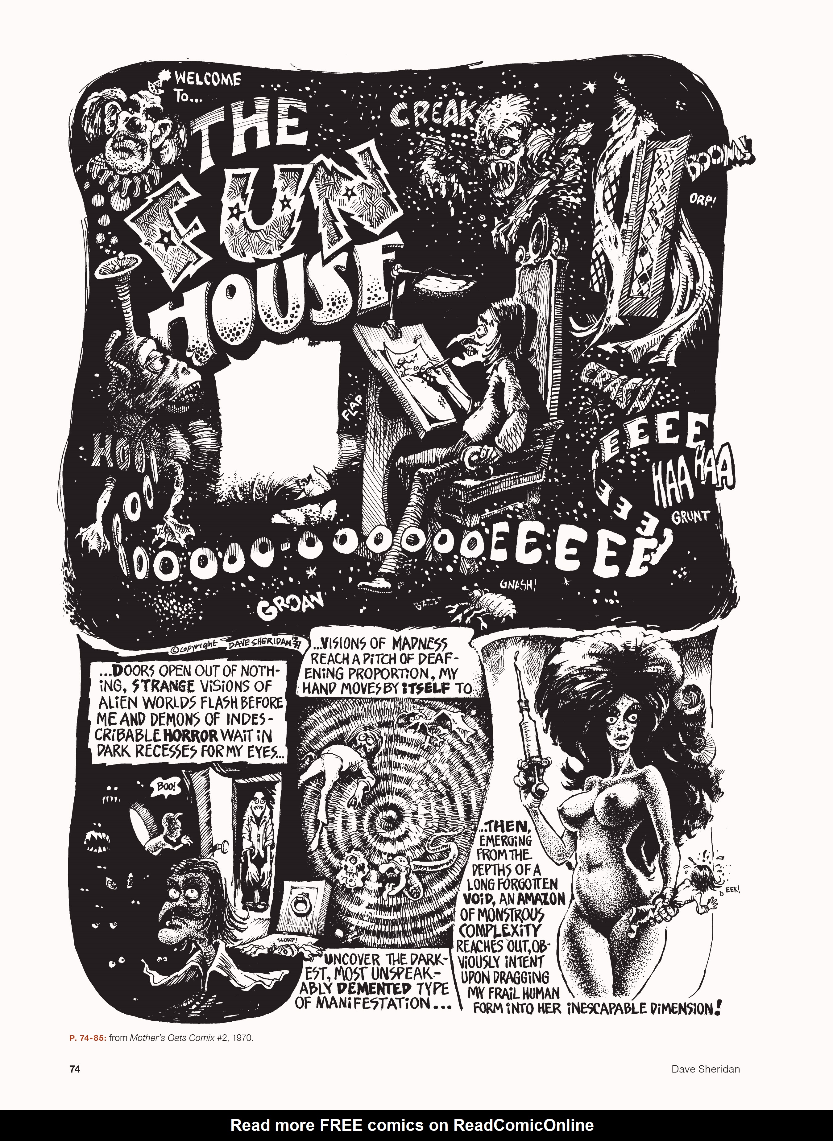 Read online Dave Sheridan: Life with Dealer McDope, the Leather Nun, and the Fabulous Furry Freak Brothers comic -  Issue # TPB (Part 1) - 85