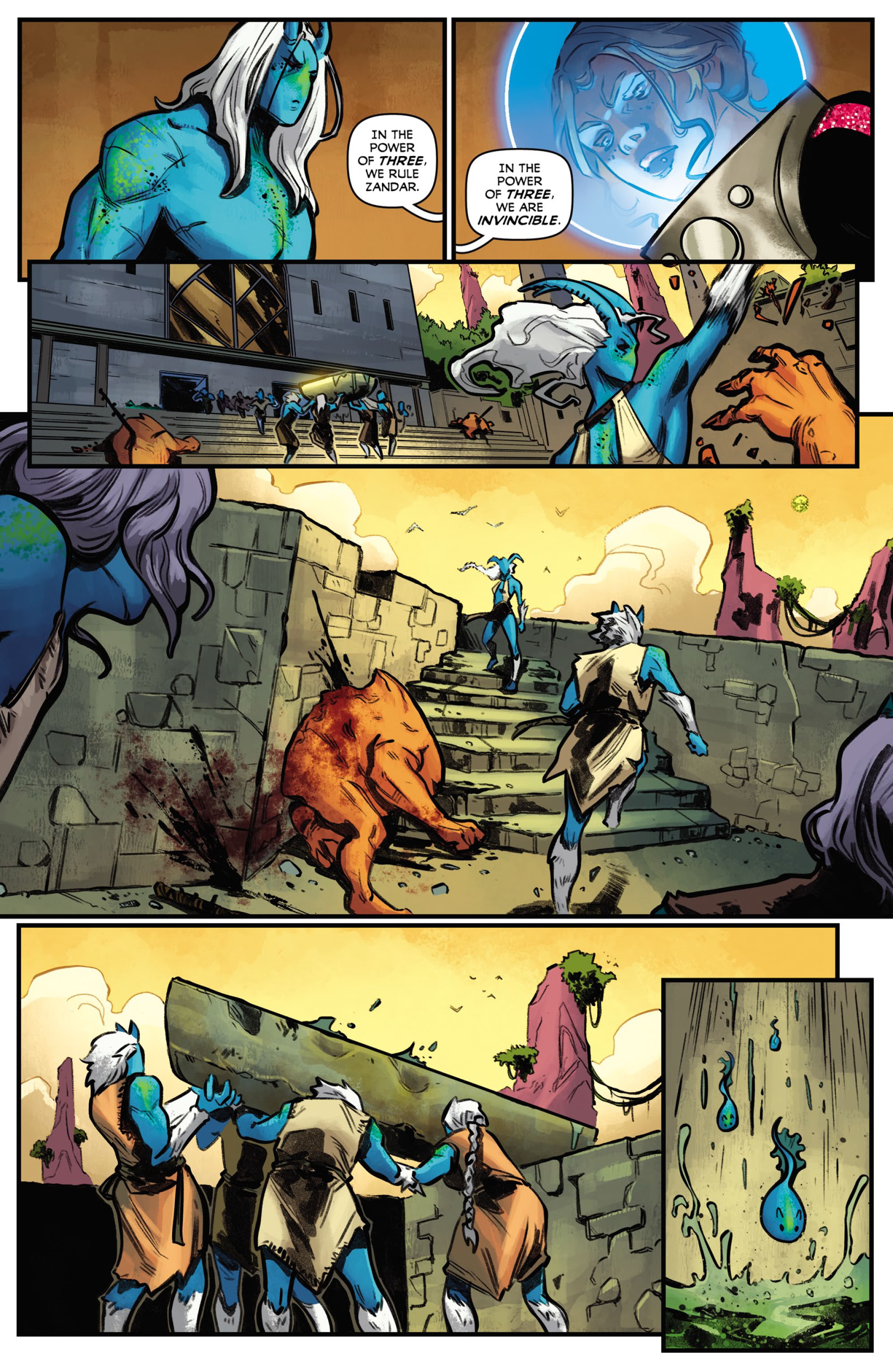 Read online Beyond the Farthest Star: Warriors of Zandar comic -  Issue #4 - 16
