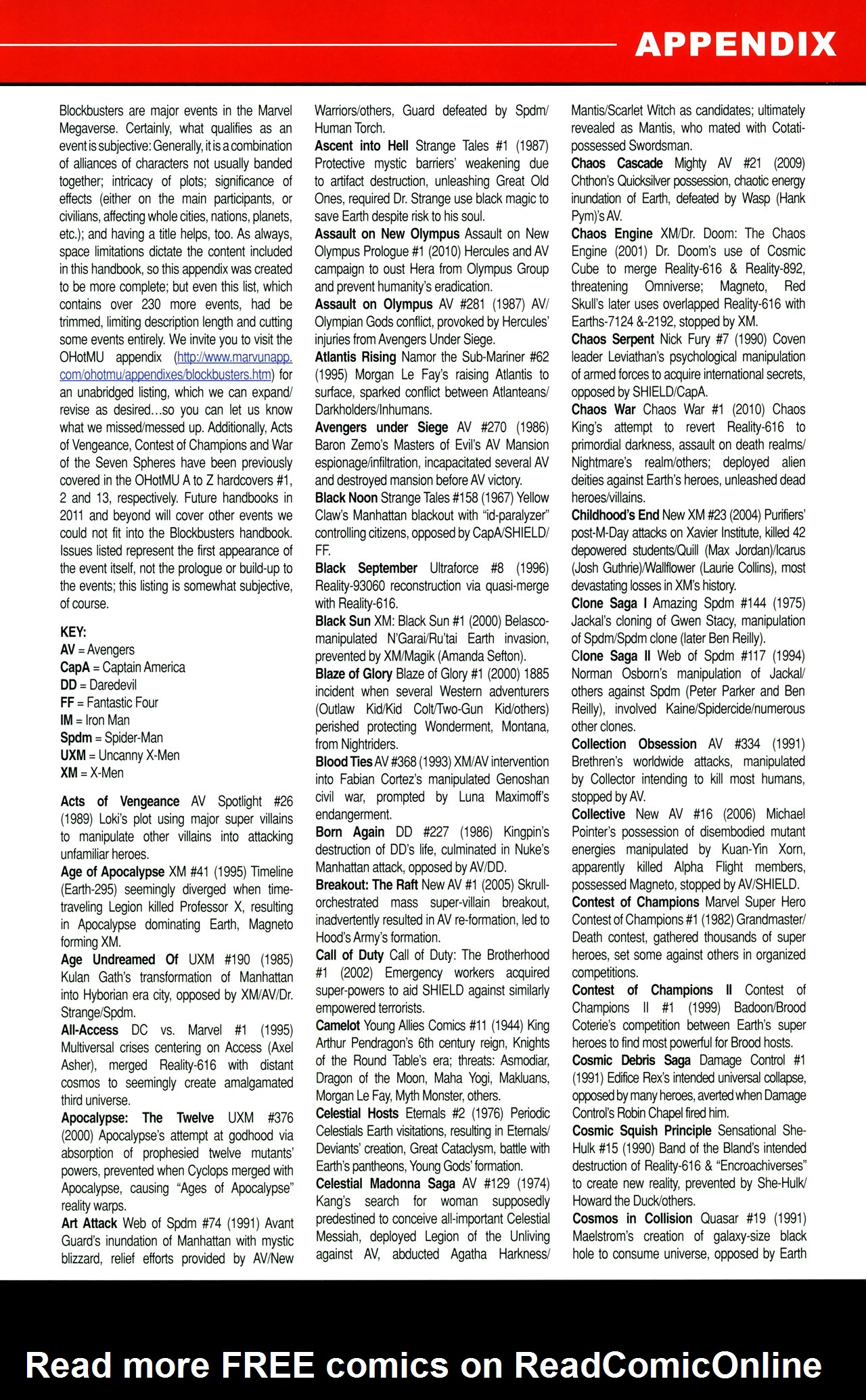 Read online Blockbusters of the Marvel Universe comic -  Issue # Full - 63